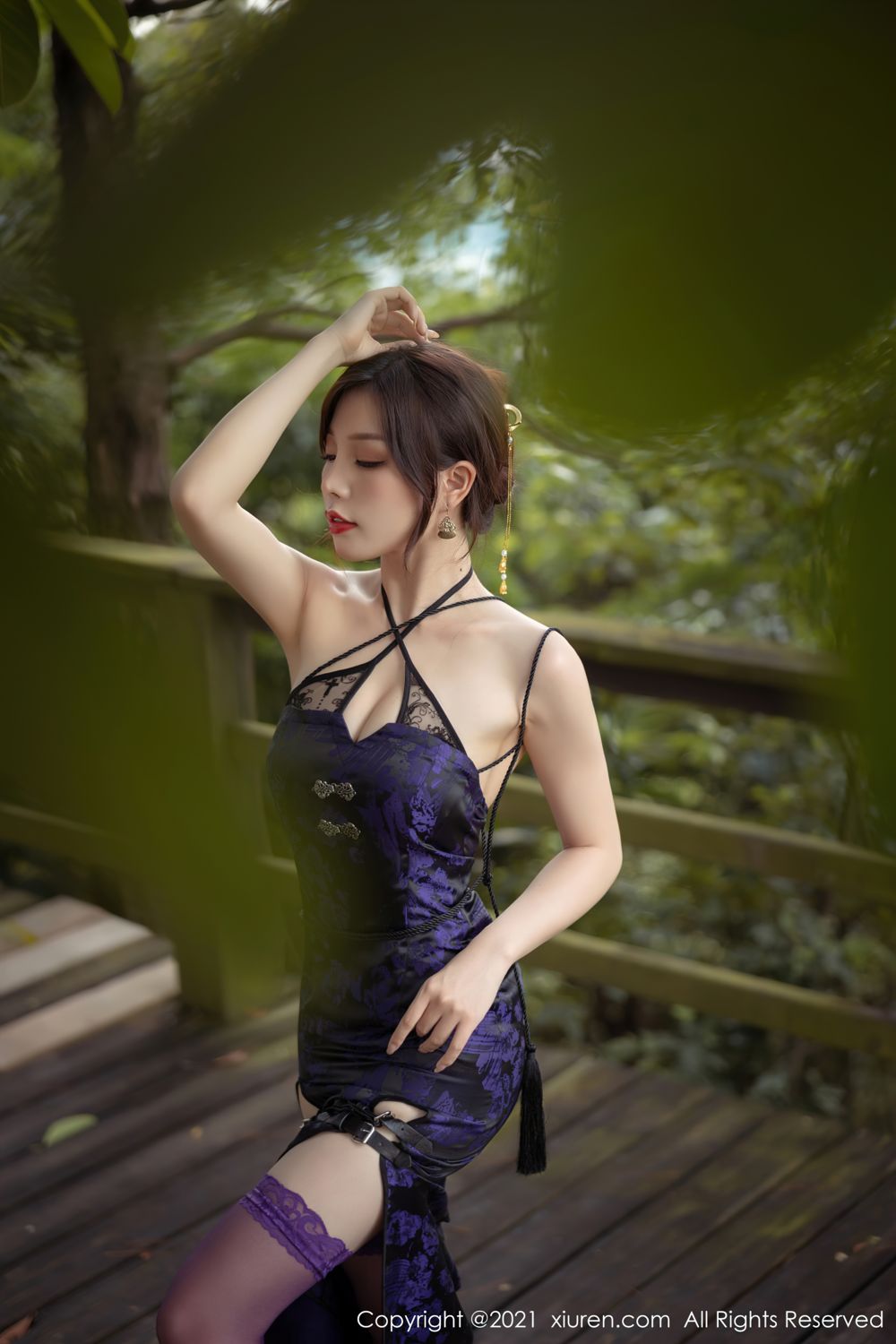 旗袍美人芝芝Booty 浪漫情迷独特魅力
