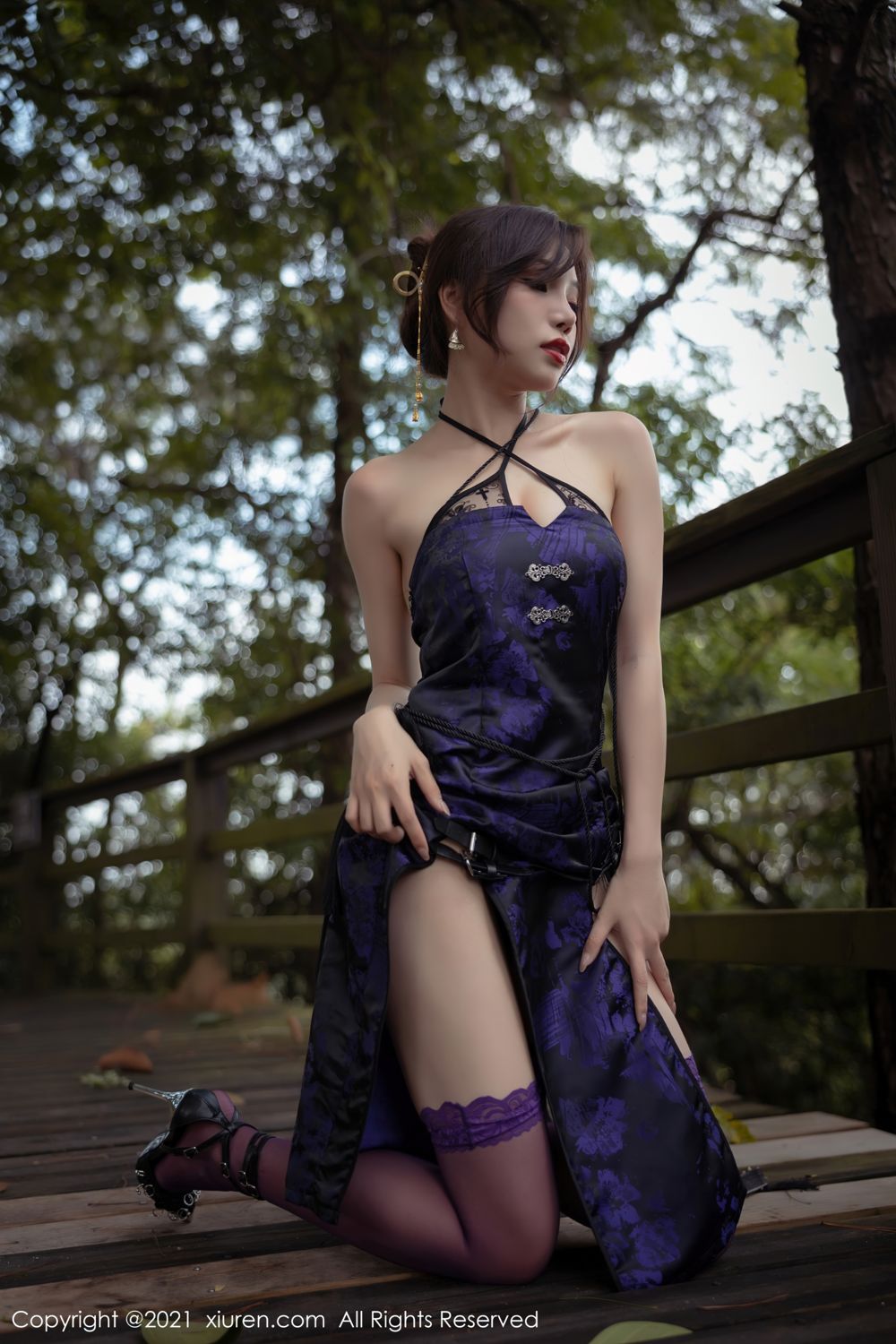 旗袍美人芝芝Booty 浪漫情迷独特魅力