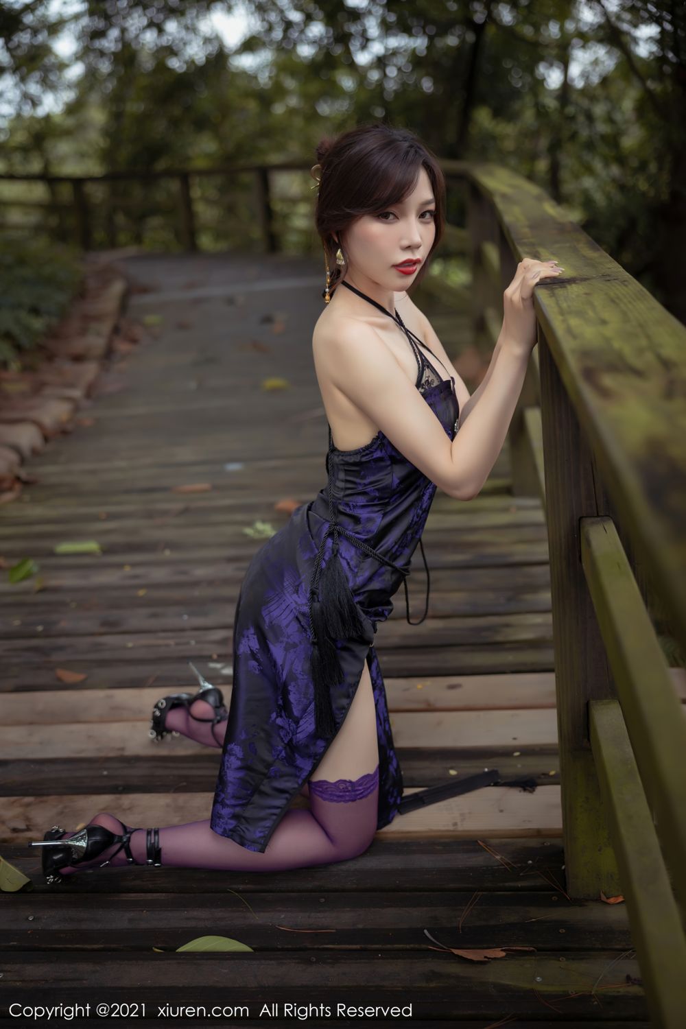 旗袍美人芝芝Booty 浪漫情迷独特魅力