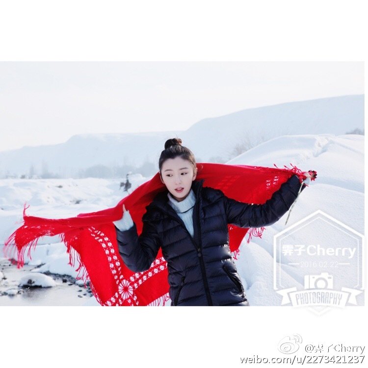 王霁婷 超白皙妹子美图