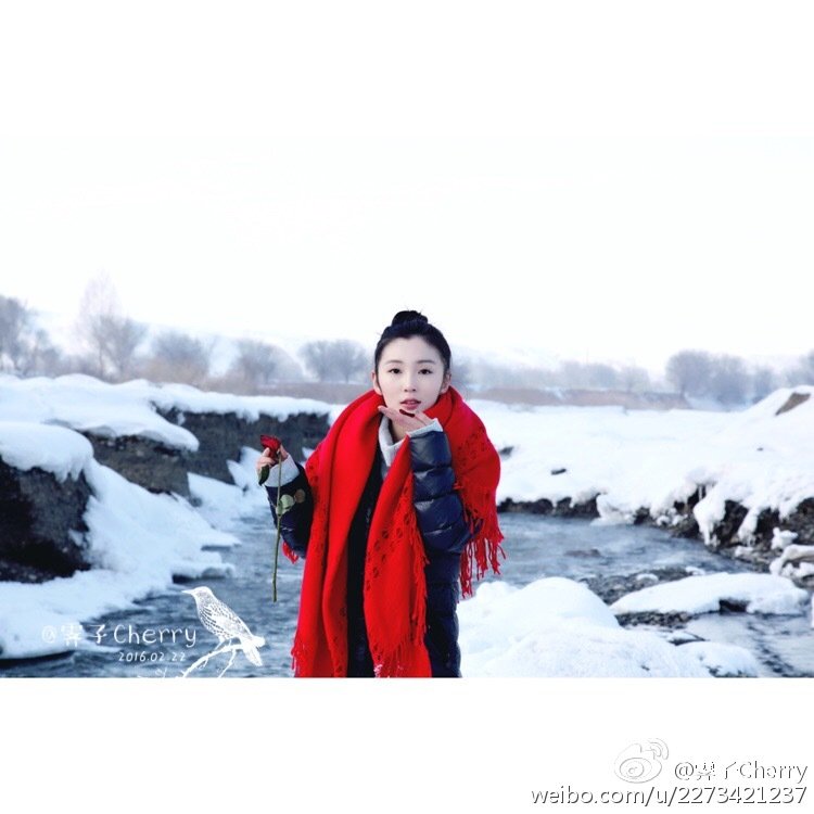 王霁婷 超白皙妹子美图