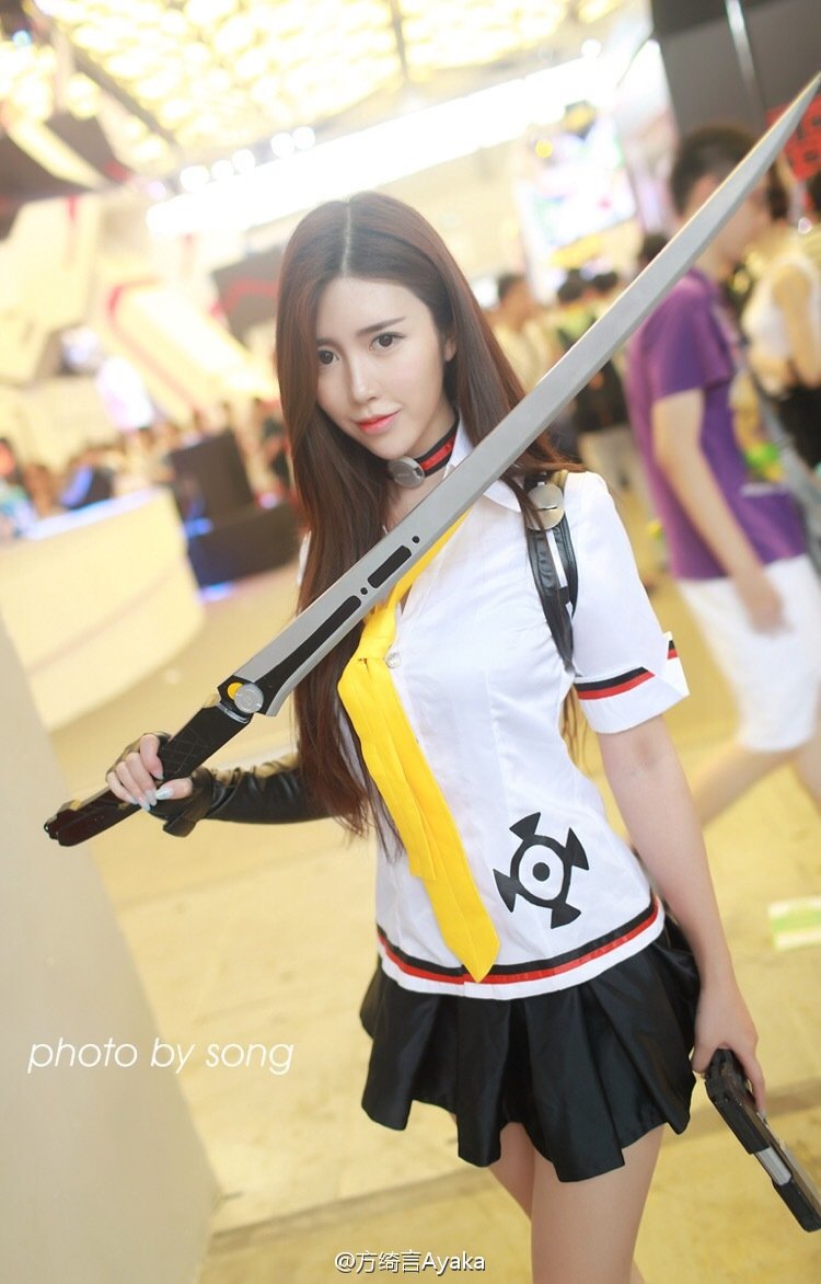 方绮言Ayaka ChinaJoy2016世纪天成游戏展台SG