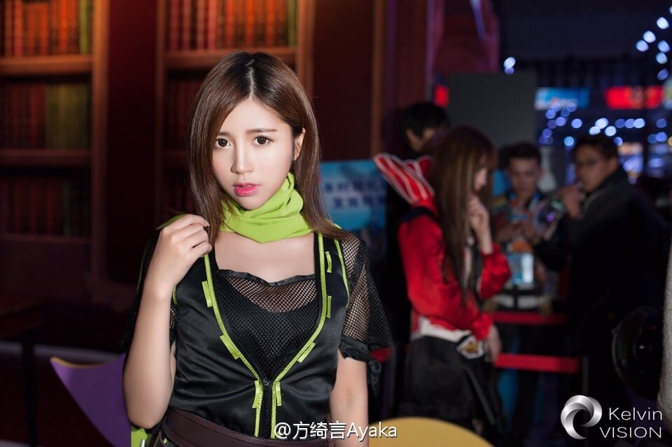 方绮言Ayaka ChinaJoy2016世纪天成游戏展台SG