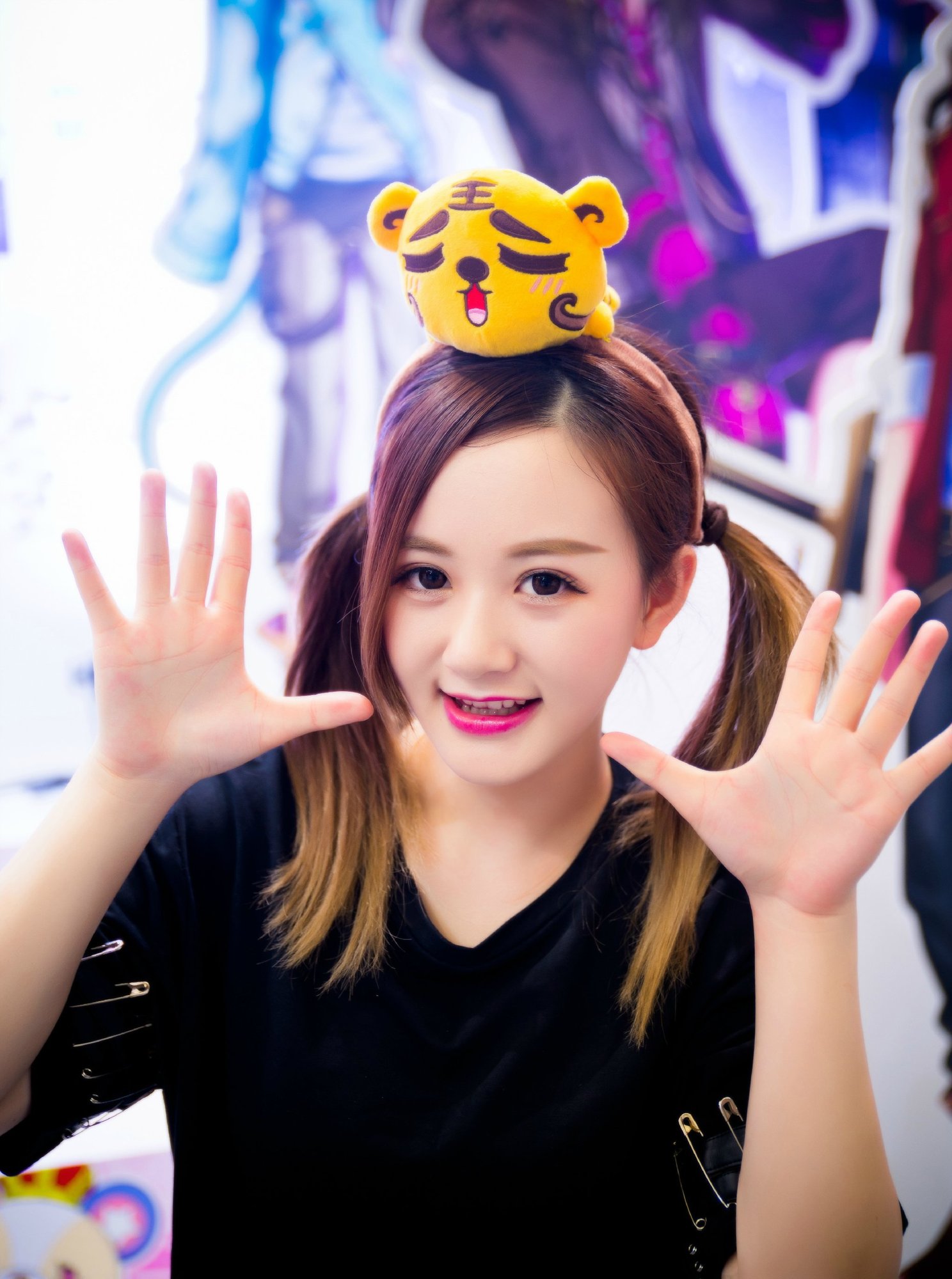 黄文婧 2016ChinaJoy电魂展台SG