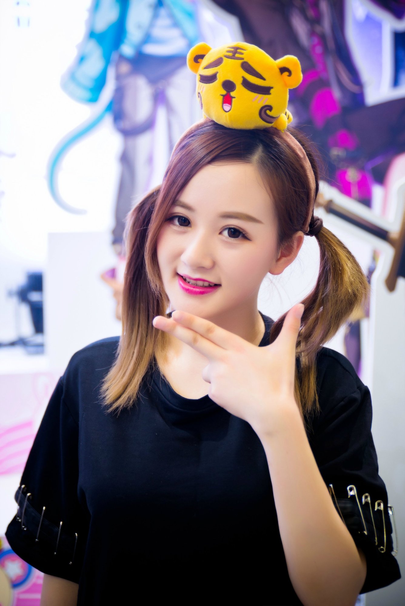 黄文婧 2016ChinaJoy电魂展台SG