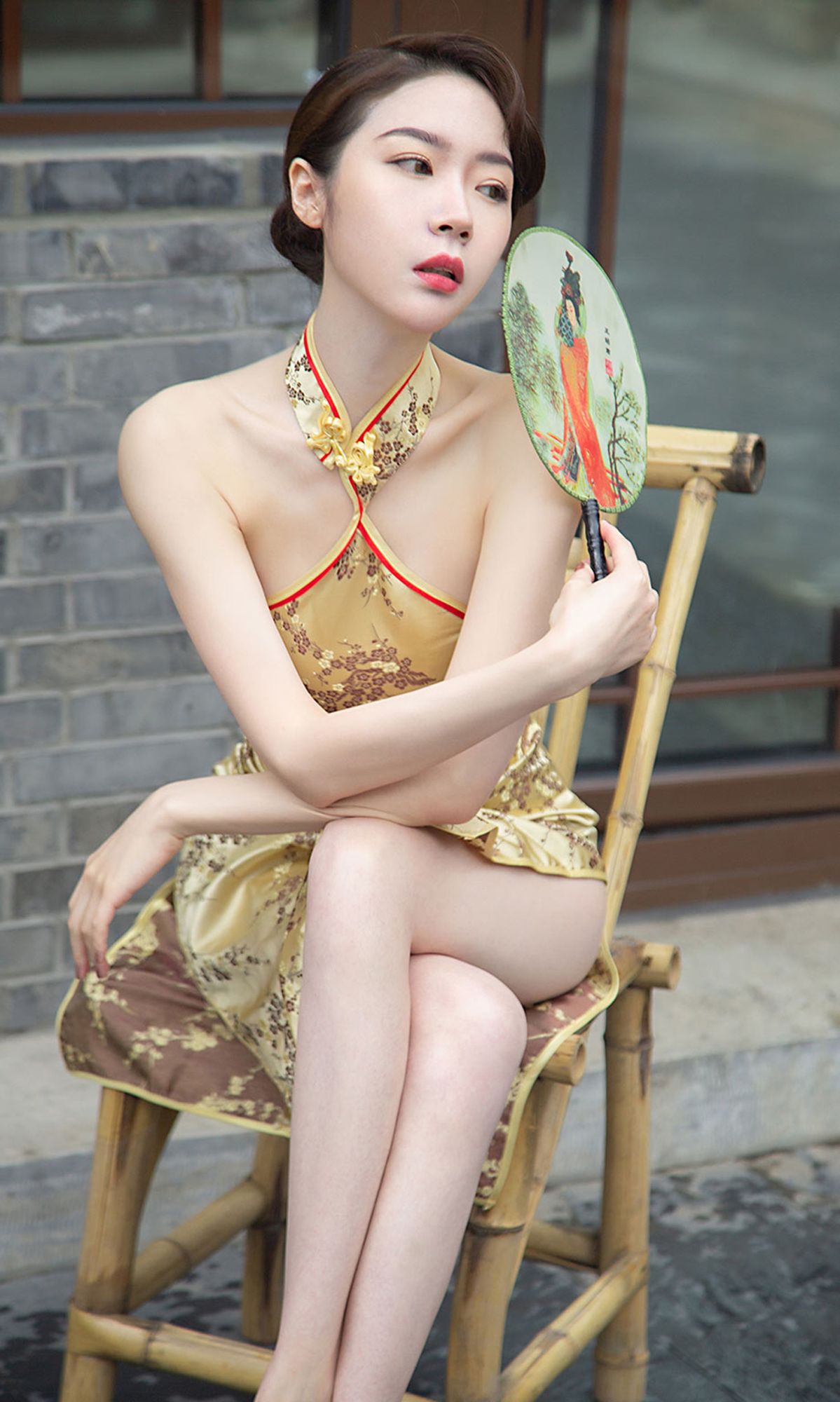 红裙美人梦心玥 春夏弥留的晚松