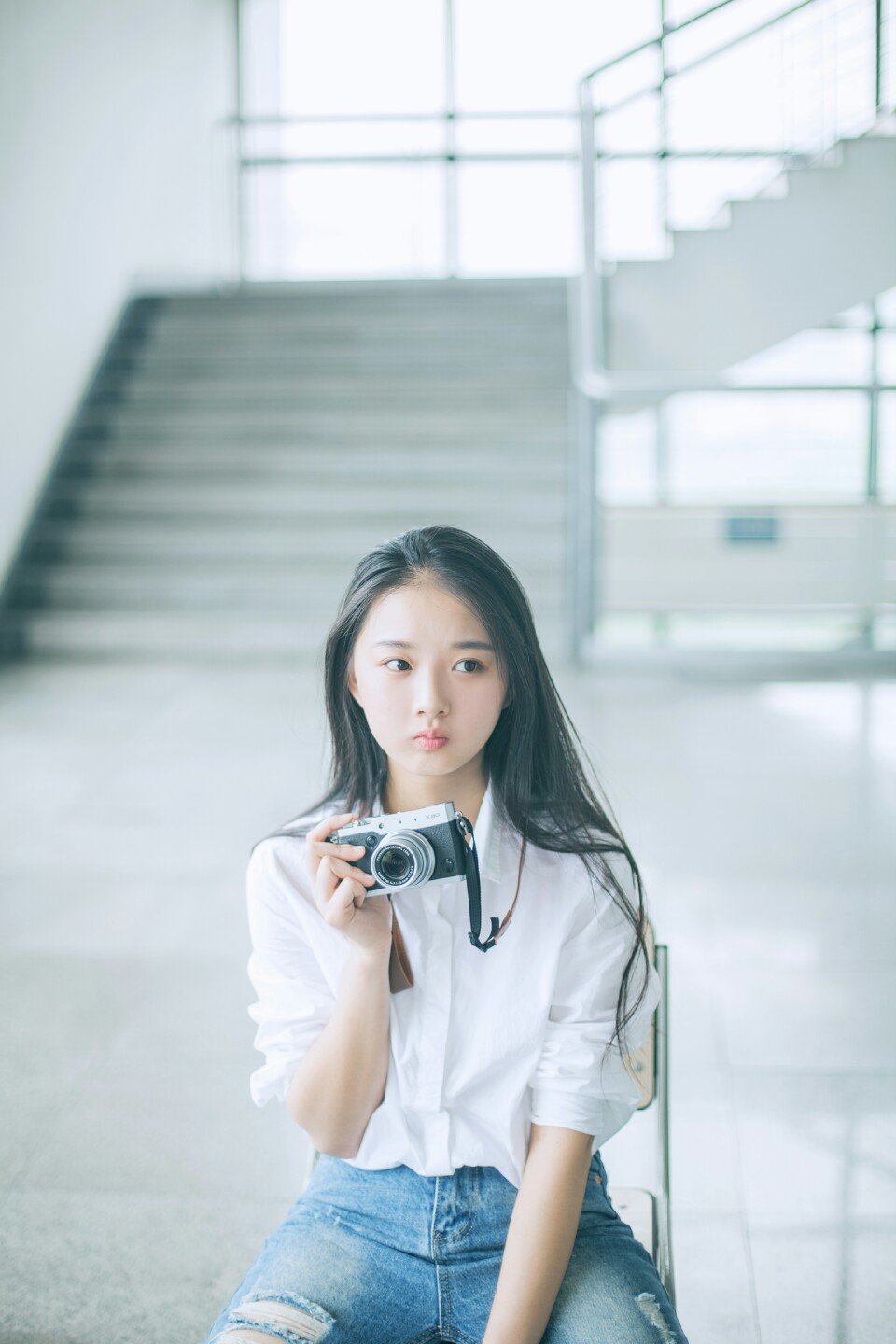 廖银玥Moon 西南财经效果唯美私房写真图