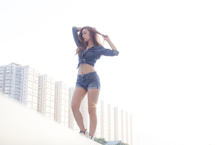 彭美诗Mercedez 中西德三国混血儿模特