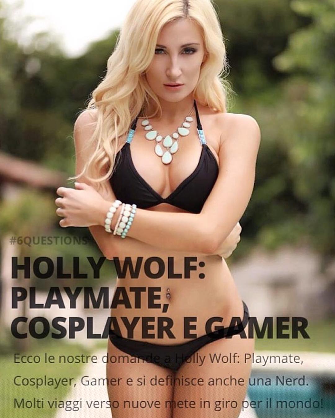 Holly Wolf 只约亚洲男人的花花公子辣模