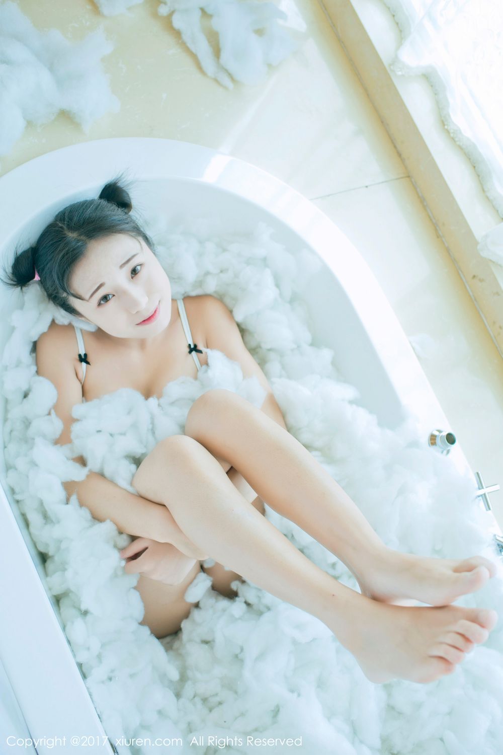 稚气未脱仓井优香 白色蕾丝日系体操服
