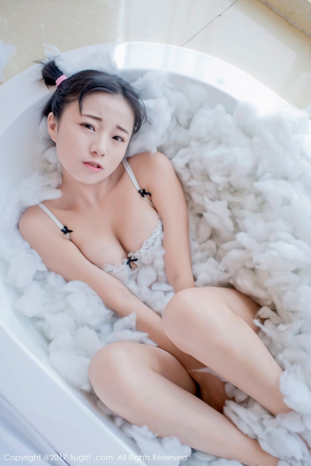 稚气未脱仓井优香 白色蕾丝日系体操服