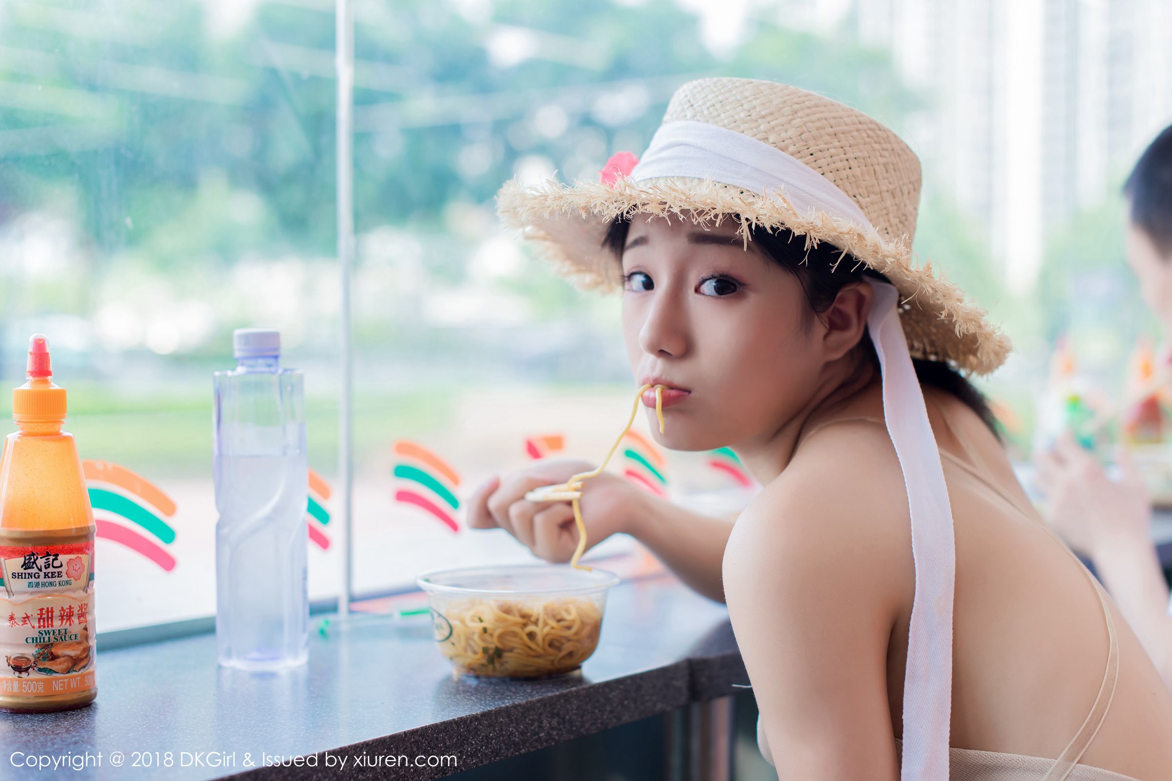 童颜女神仓井优香 清纯甜美草帽少女