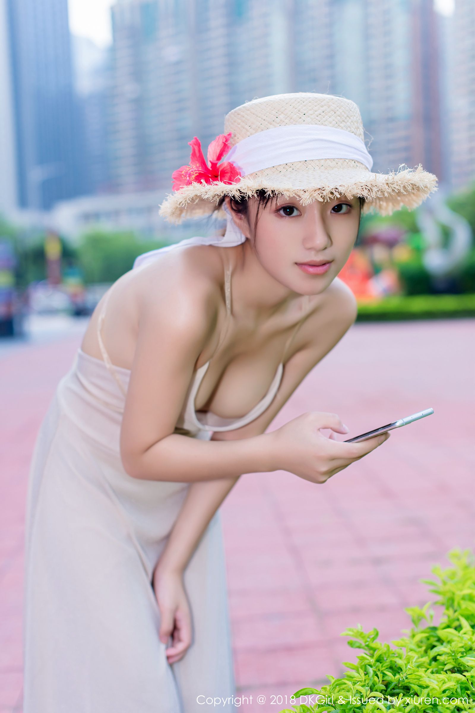 童颜女神仓井优香 清纯甜美草帽少女