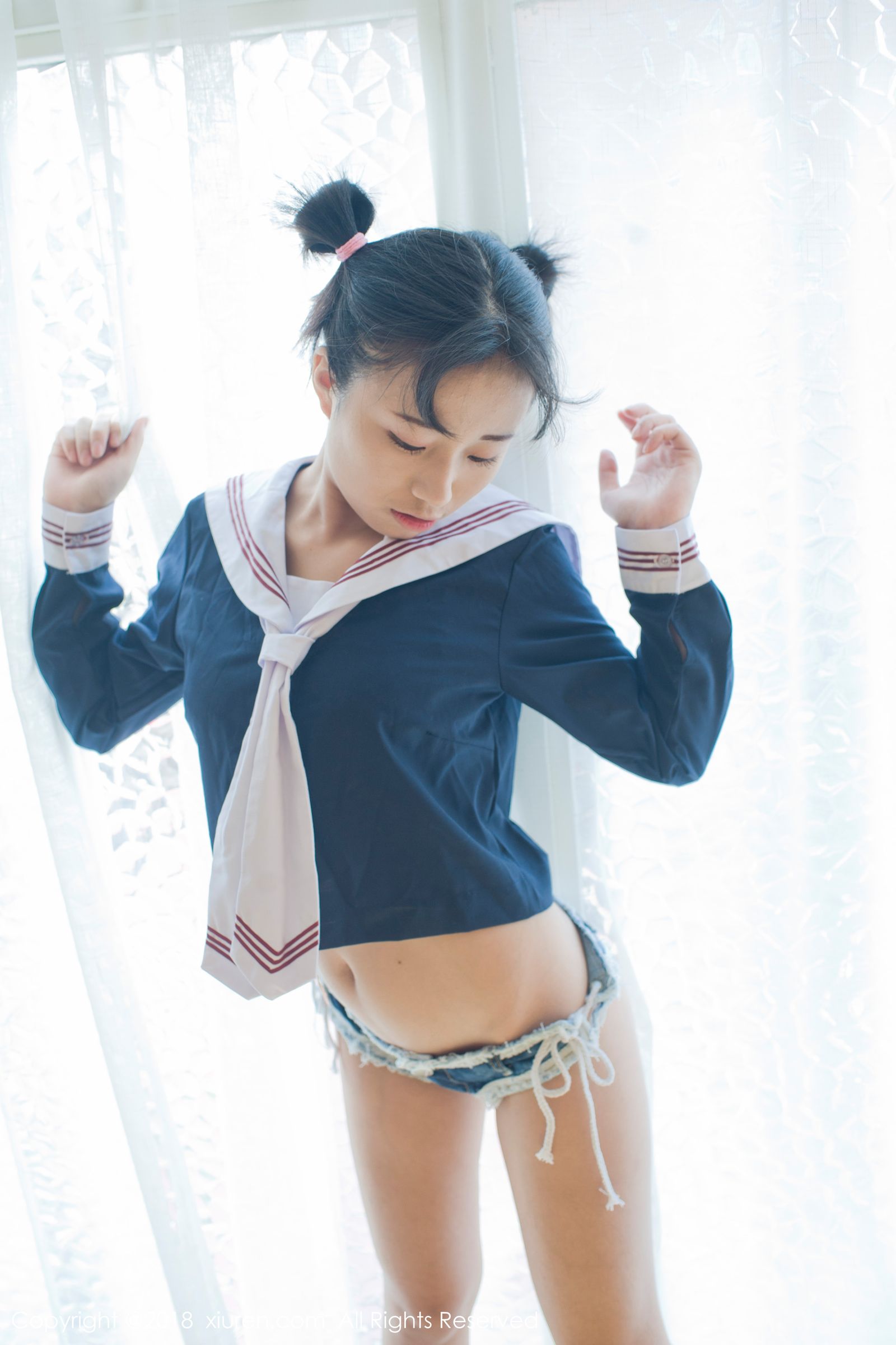日系美女仓井优香 粉色内衣与听诊器