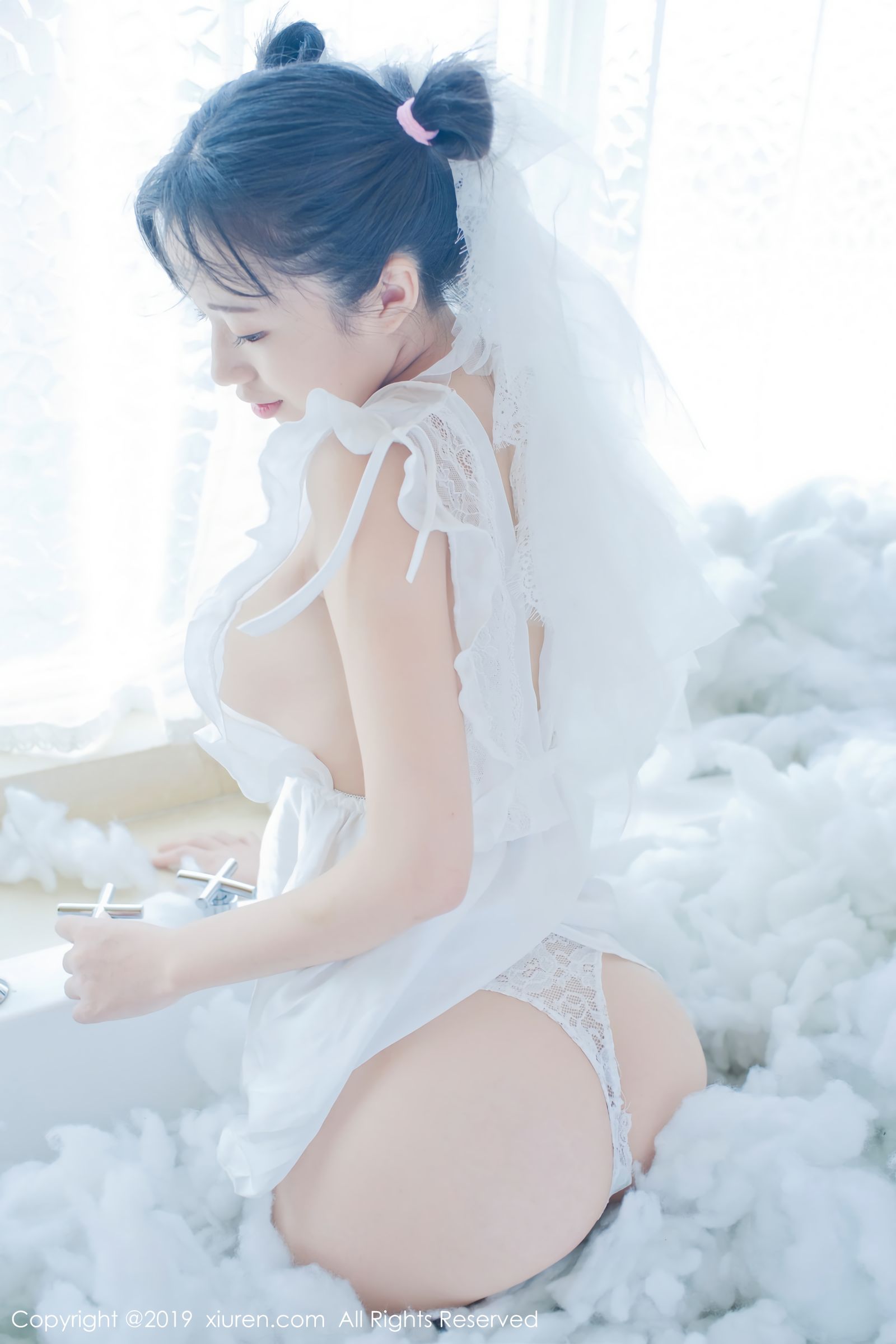 日系美女仓井优香 新娘白莎日系体操服