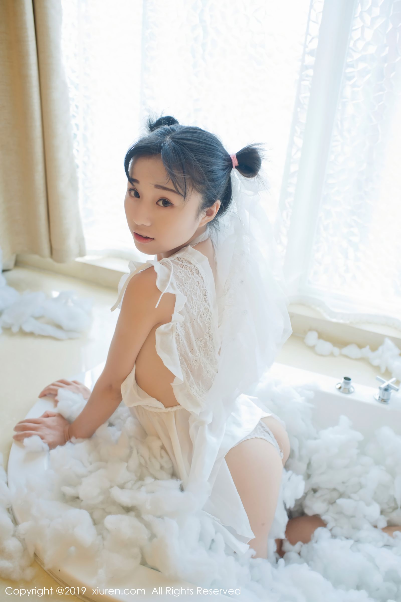 日系美女仓井优香 新娘白莎日系体操服