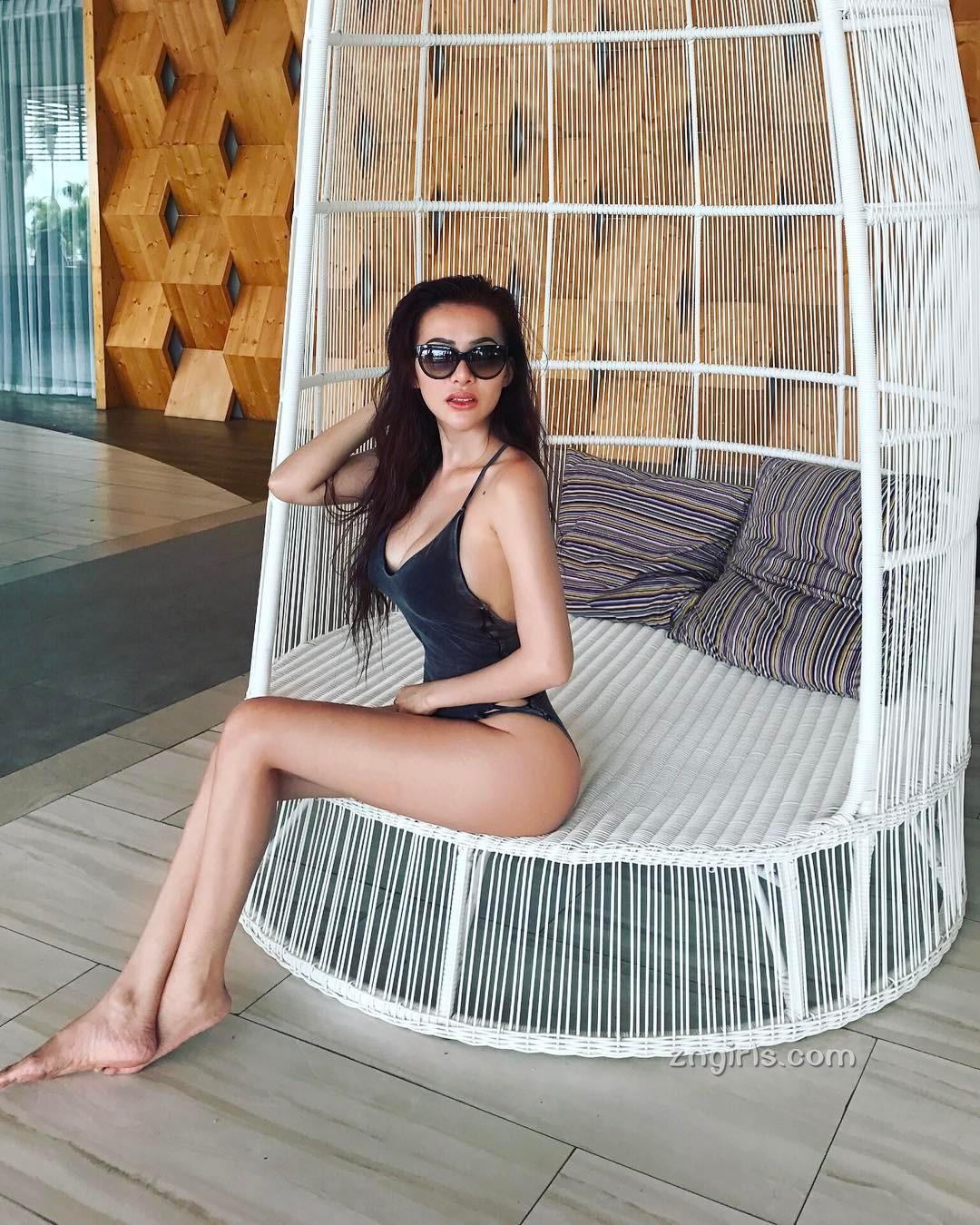 菲律宾美人Sunshine Guimary 杜拜帆船酒店大秀浑圆美胸
