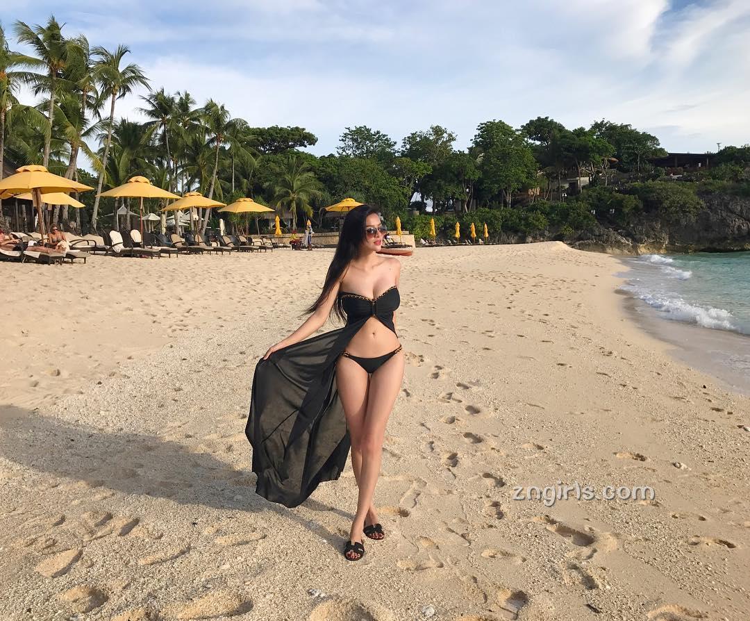 菲律宾美人Sunshine Guimary 杜拜帆船酒店大秀浑圆美胸