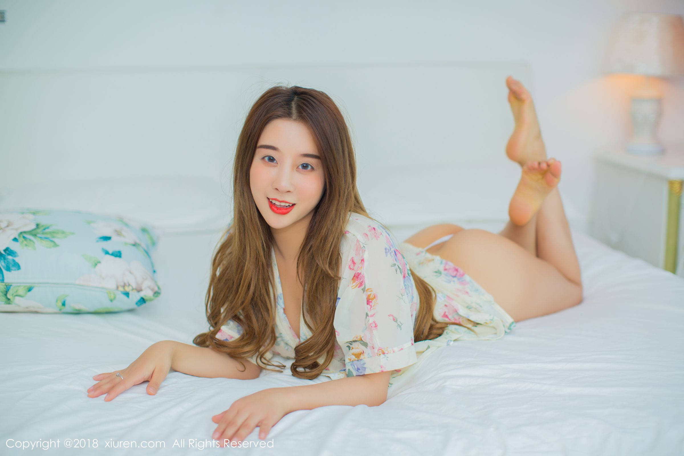 翘臀模特筱慧 优雅绿色长裙
