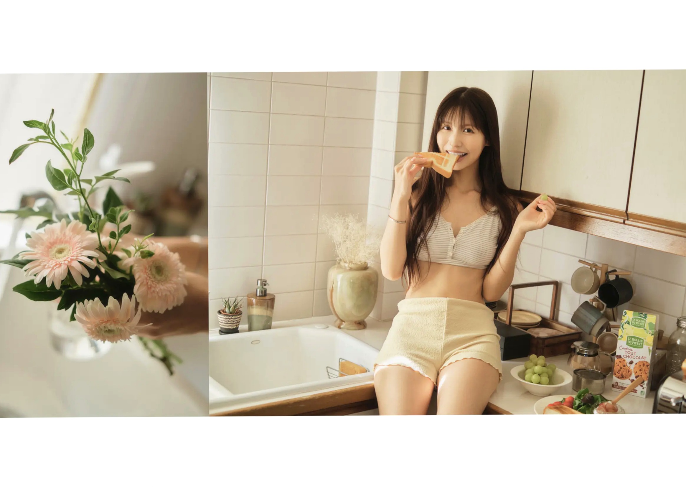 桜空もも - Trance Retinal とられち 街头清新与室内私房大尺度写真