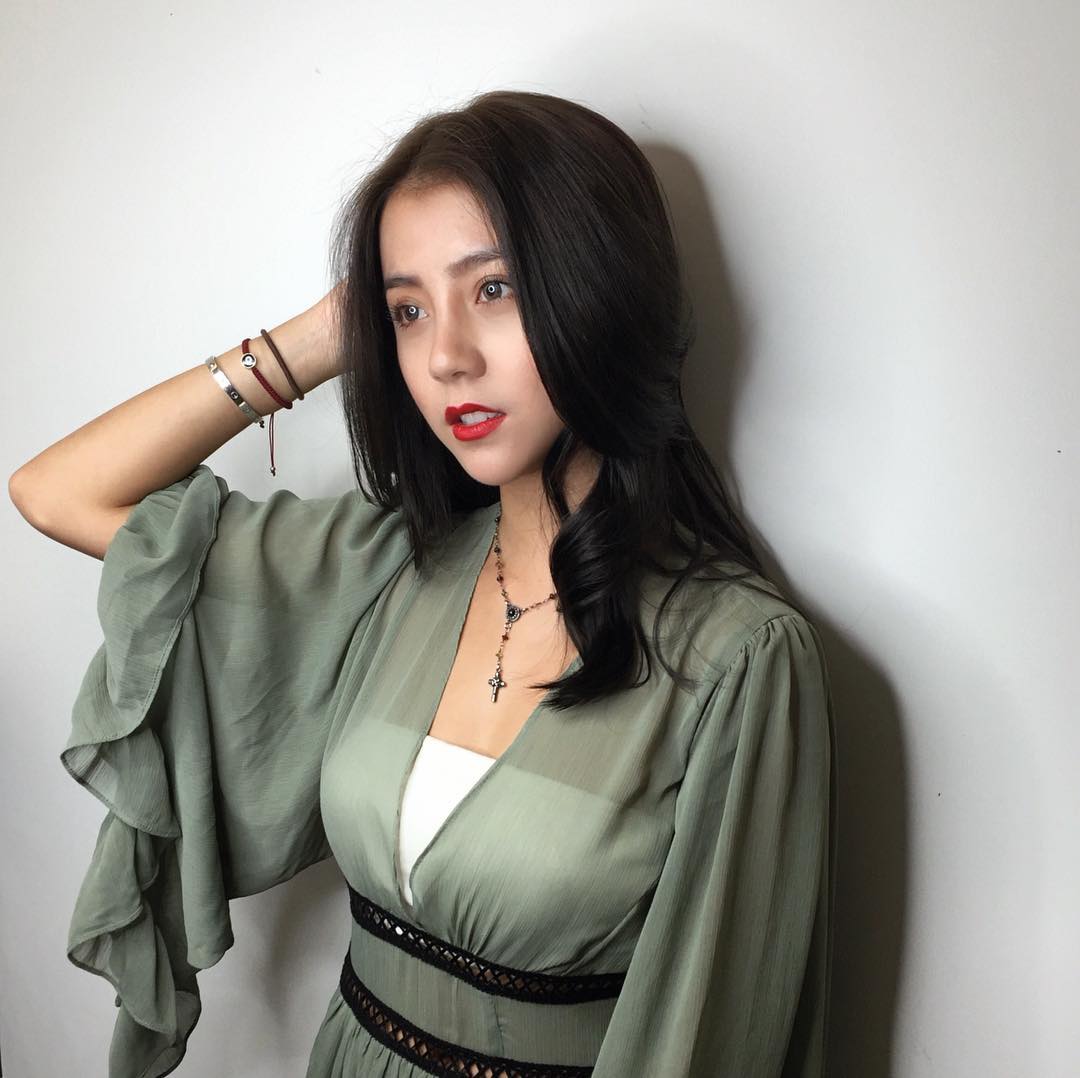 超美混血儿Tia 侧面运动照激似小昆凌