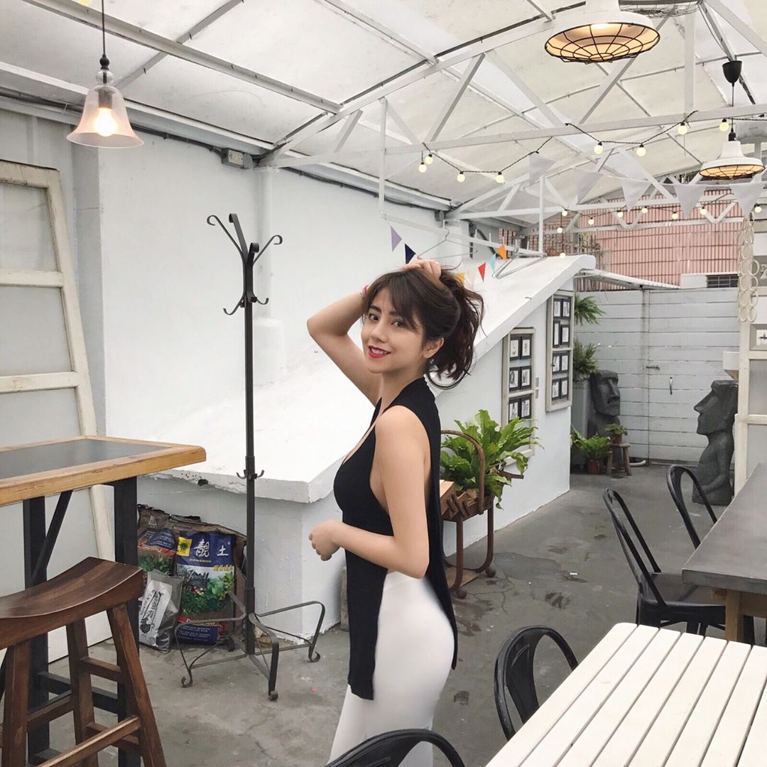 超美混血儿Tia 侧面运动照激似小昆凌