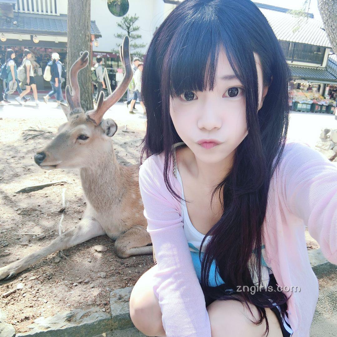萌系美少女郭紓婷 大眼校花日系风格