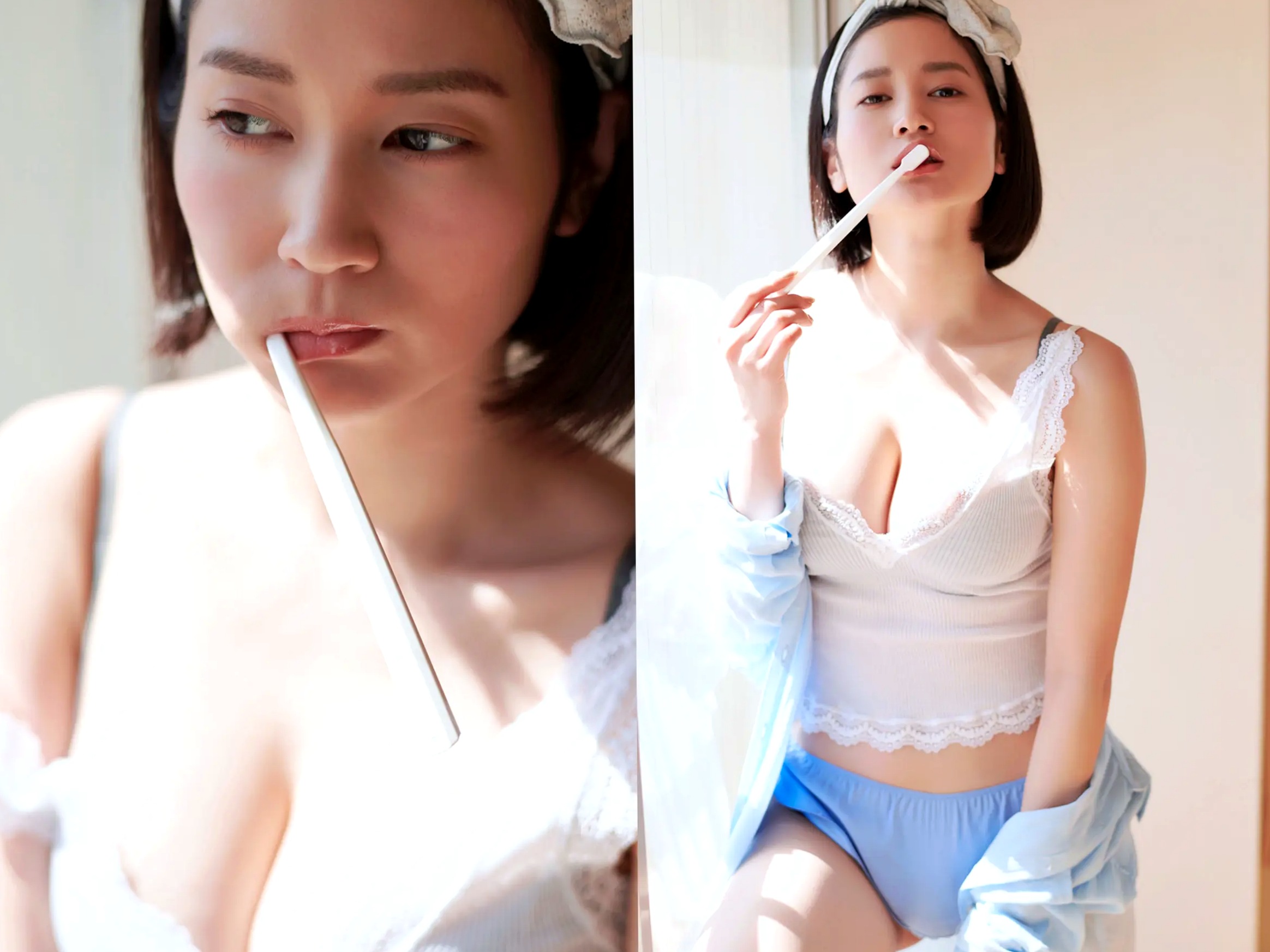 出口亜梨沙 - 色めく昼下がり:日本女神居家内衣性感私房写真