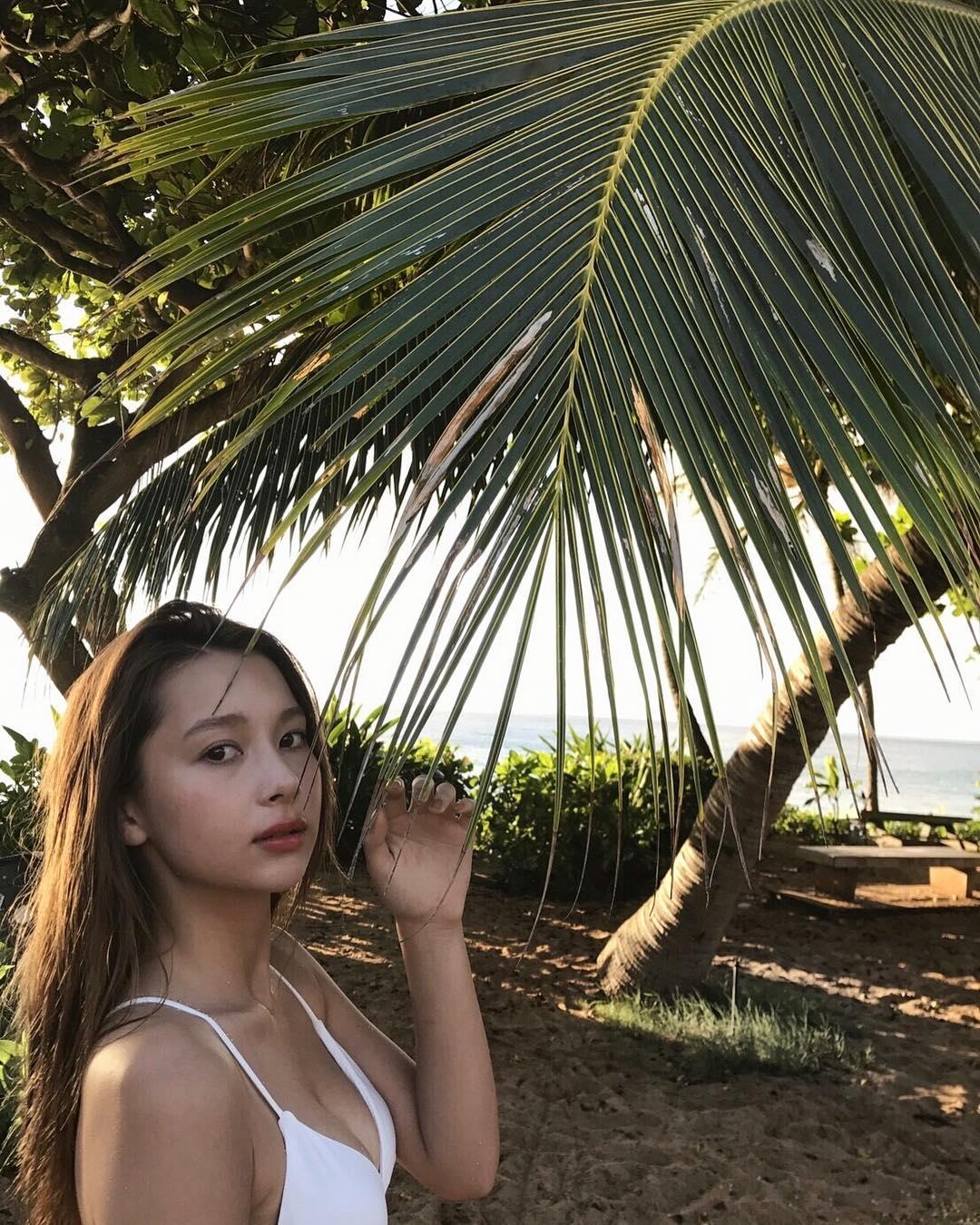 日美混血丹羽仁希 夏日清凉养眼私房照