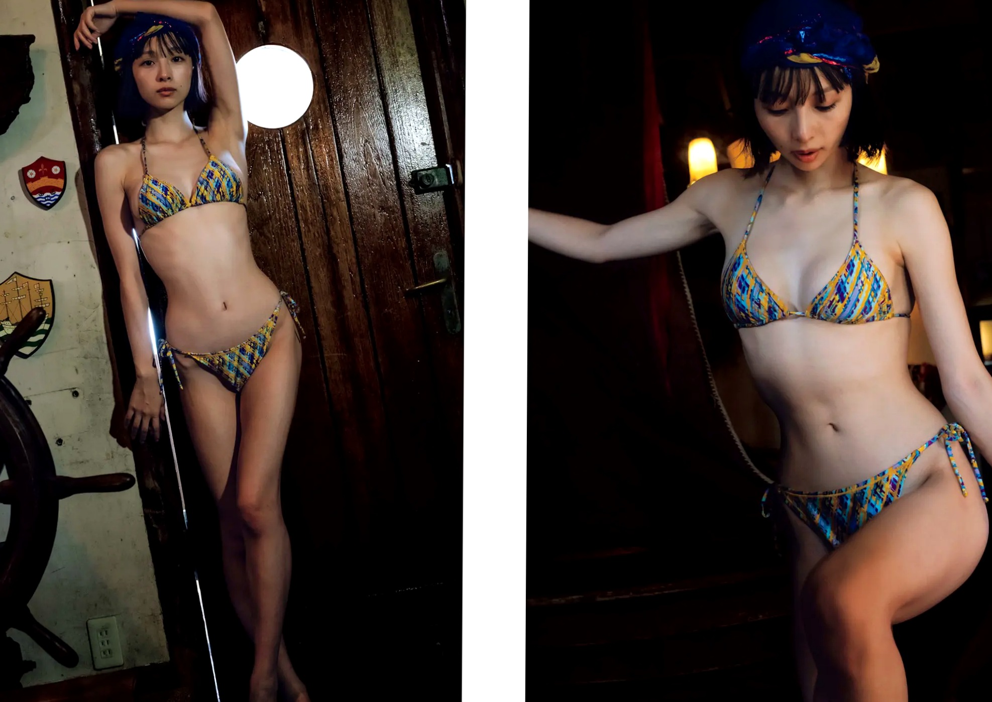 華村あすか - 真価論 户外自然野性比基尼与私房性感美腿写真