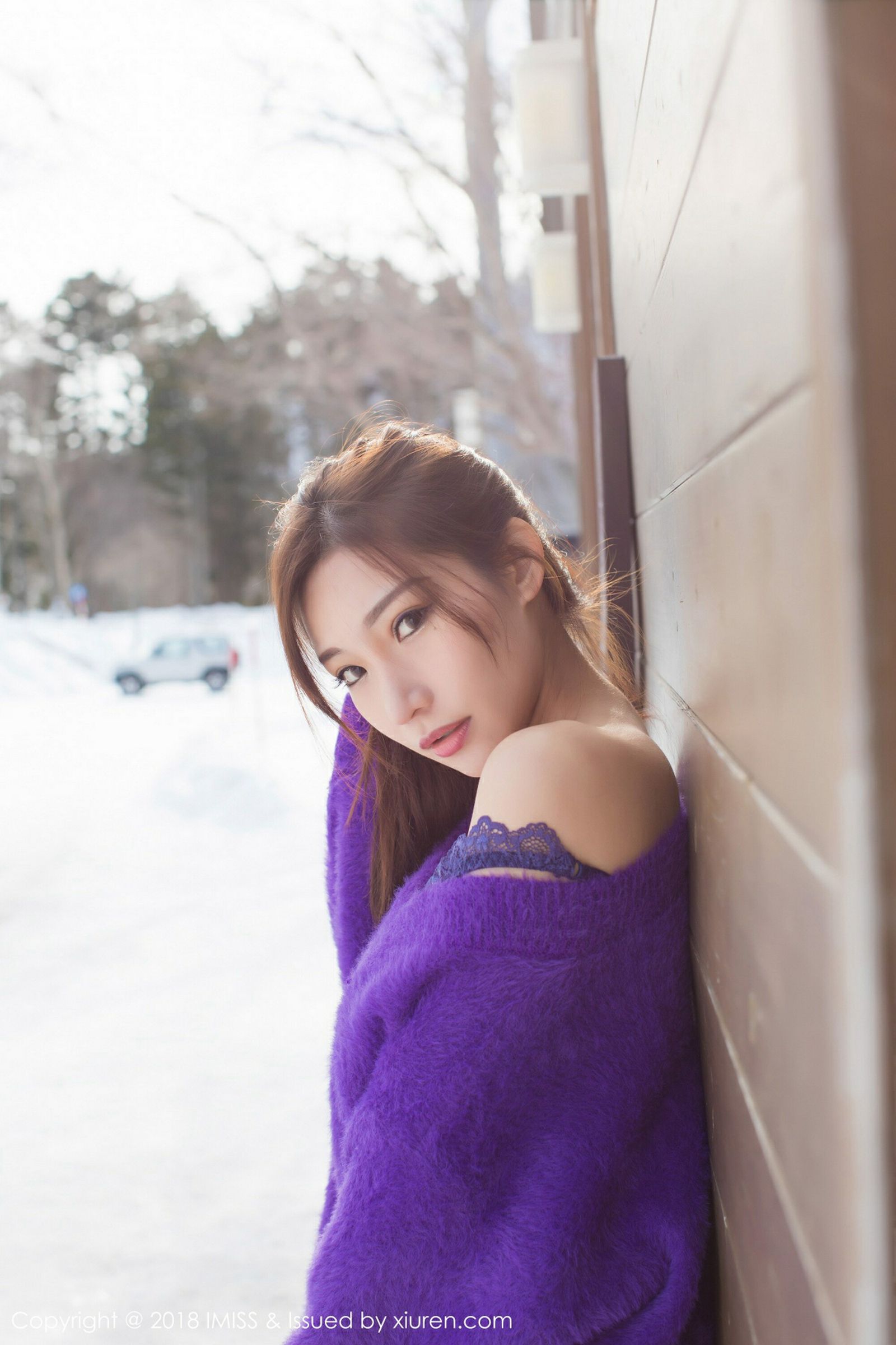 气质女神小狐狸Sica 浪漫紫色怦然心动