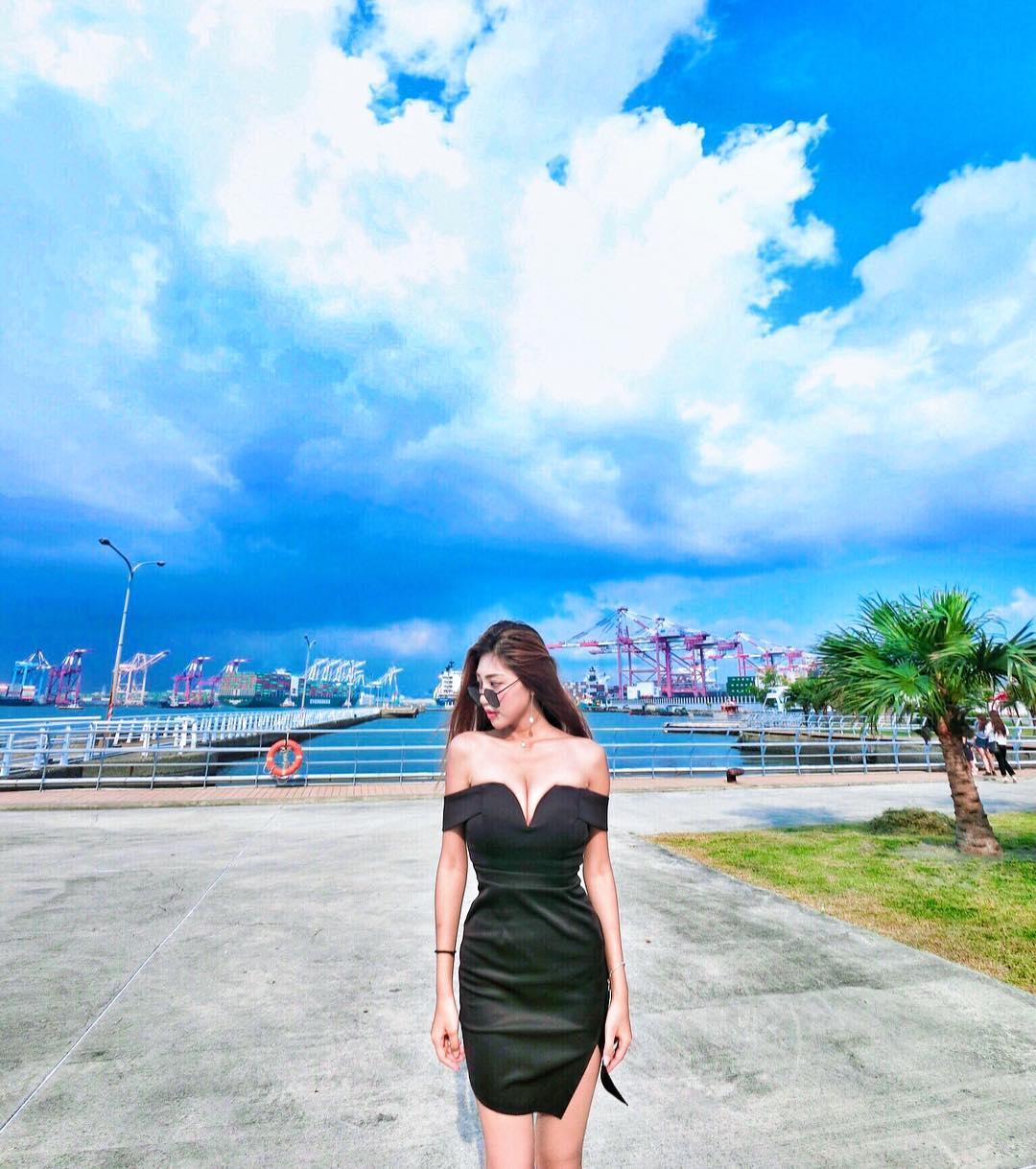 美女博客主林倩 抓住夏日的尾巴