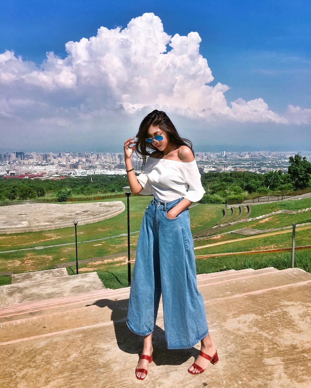美女博客主林倩 抓住夏日的尾巴