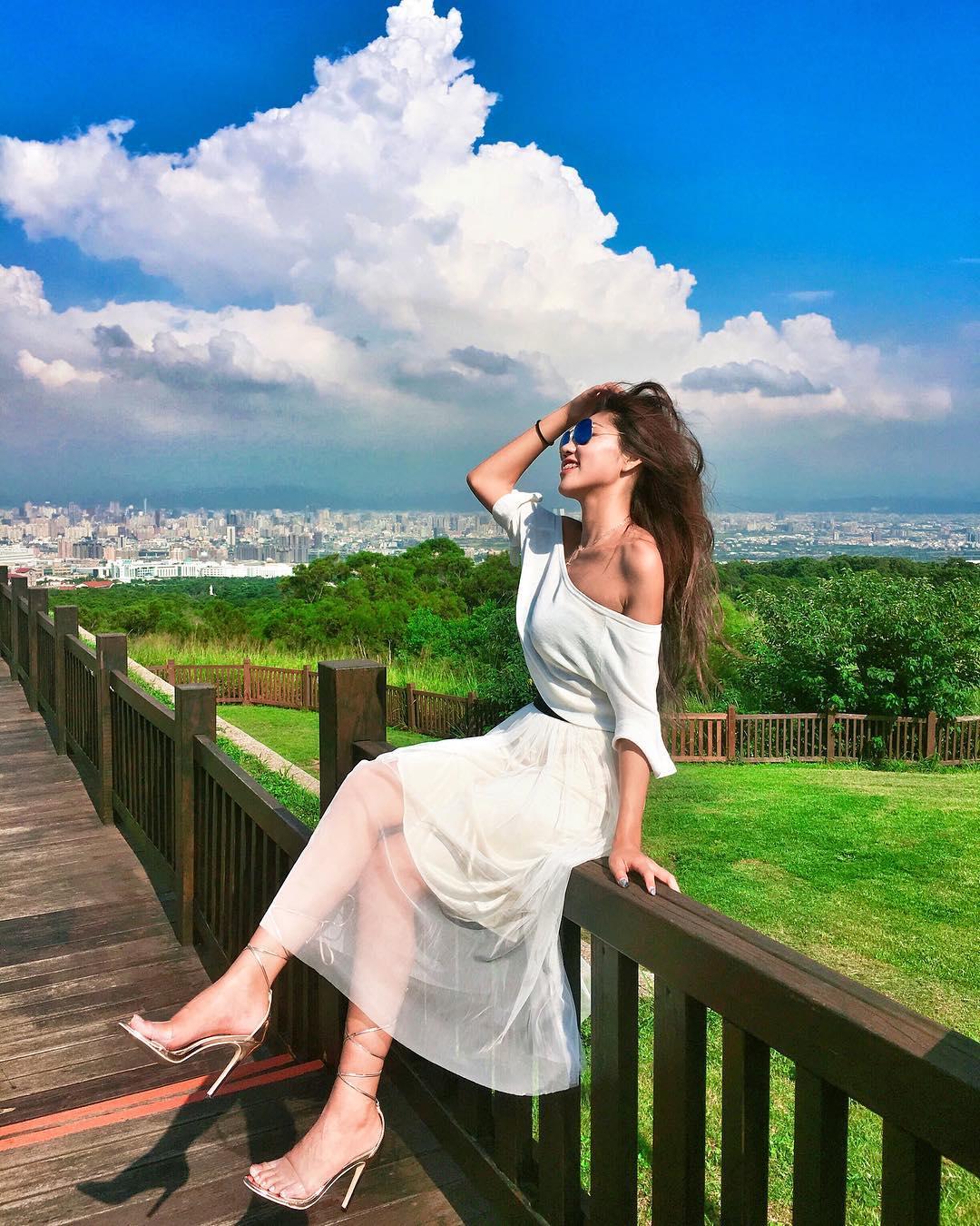 美女博客主林倩 抓住夏日的尾巴