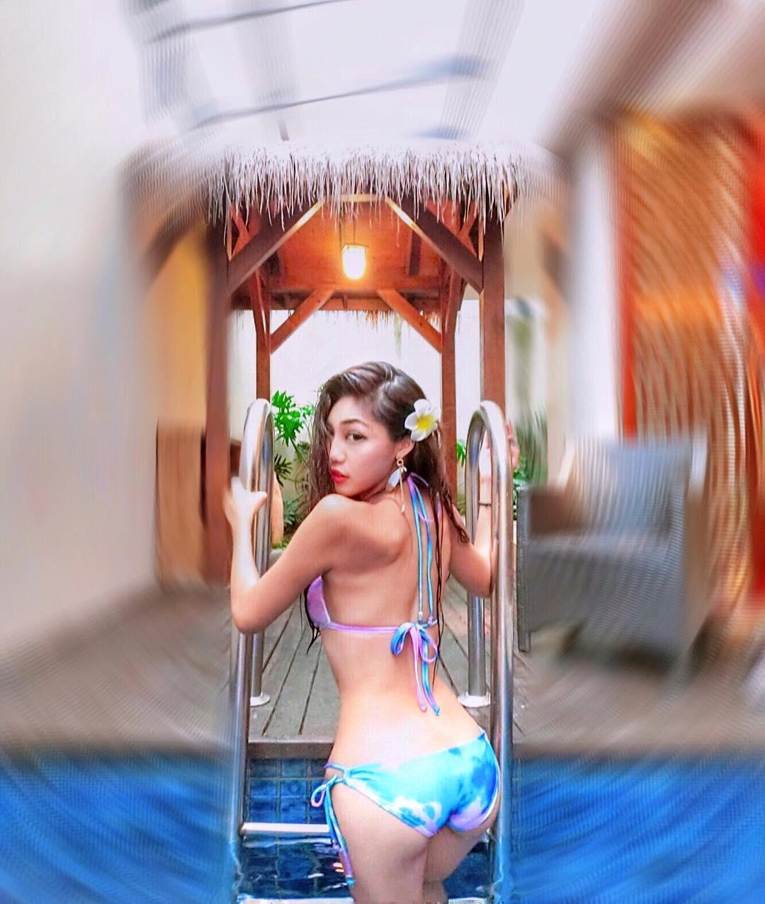 美女博客主林倩 抓住夏日的尾巴