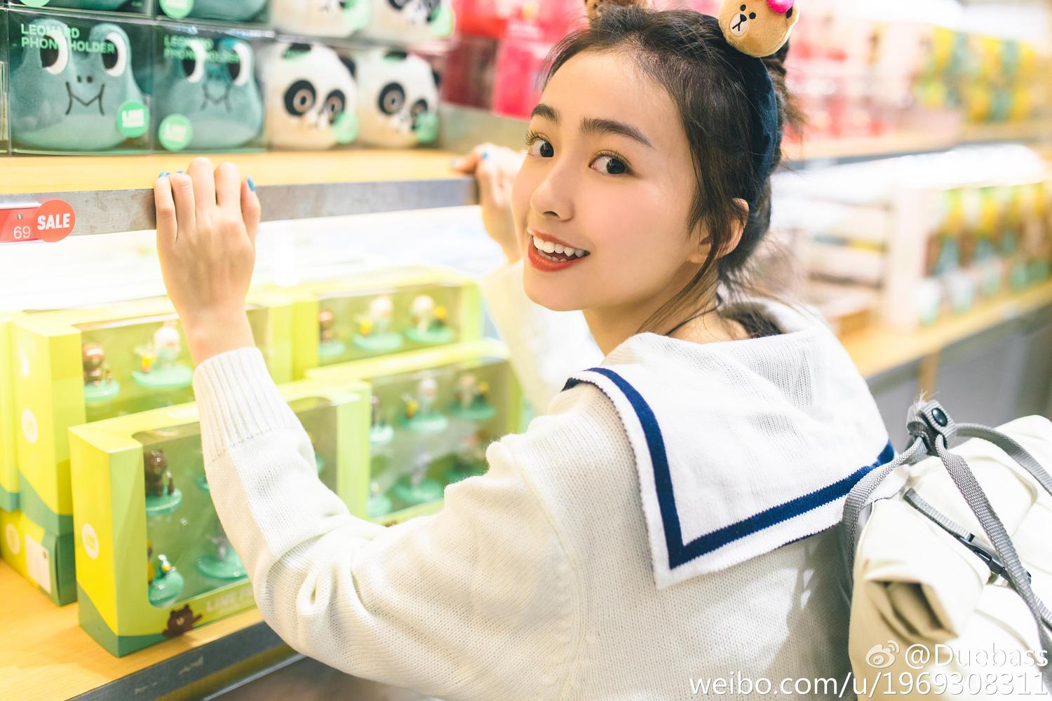 清新甜美网红Duebass 2017年看过最正的妹