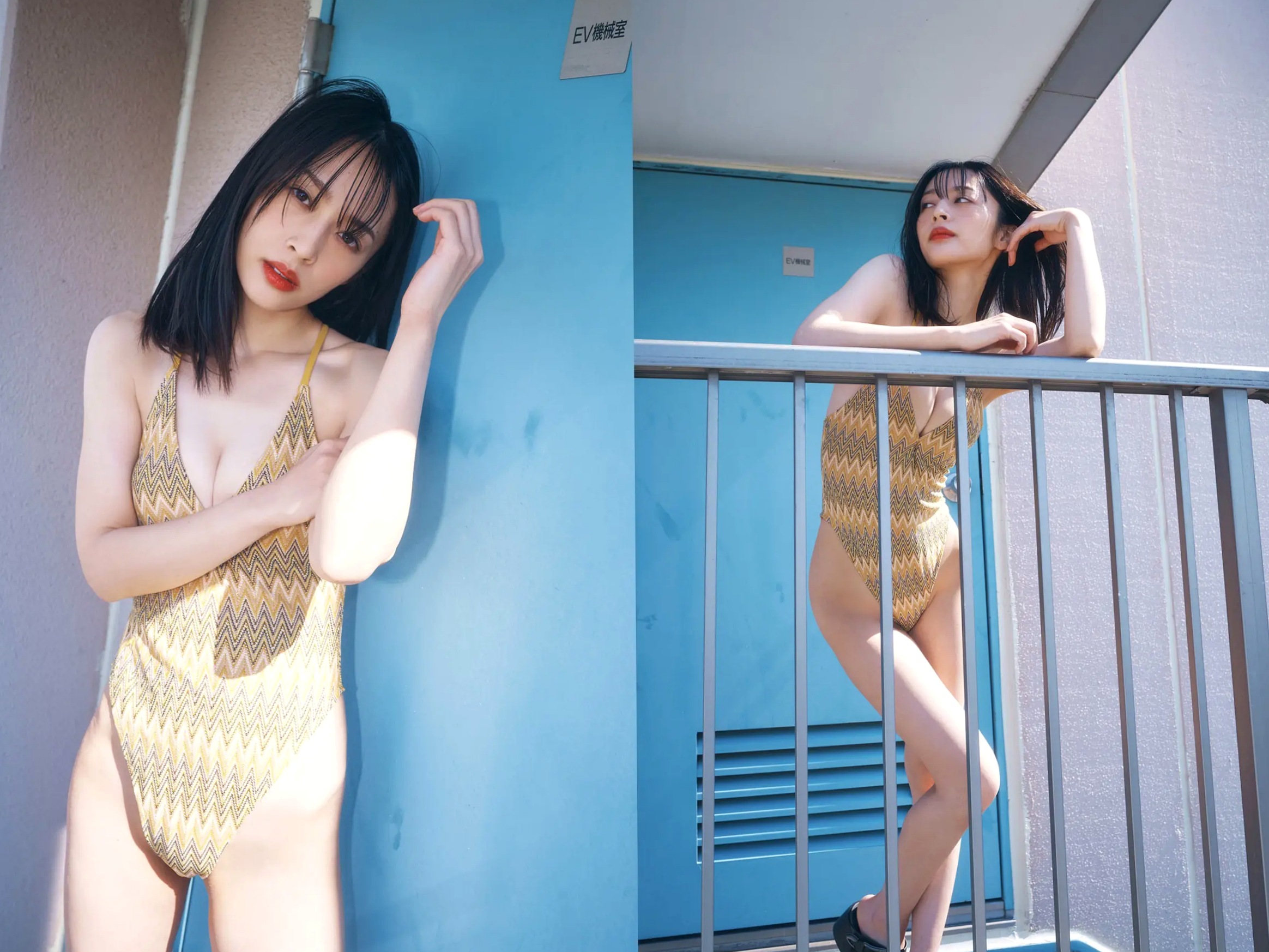 神部美咲 - ここだけの話 vol.2 阳光天台高叉泳衣与温柔私房写真