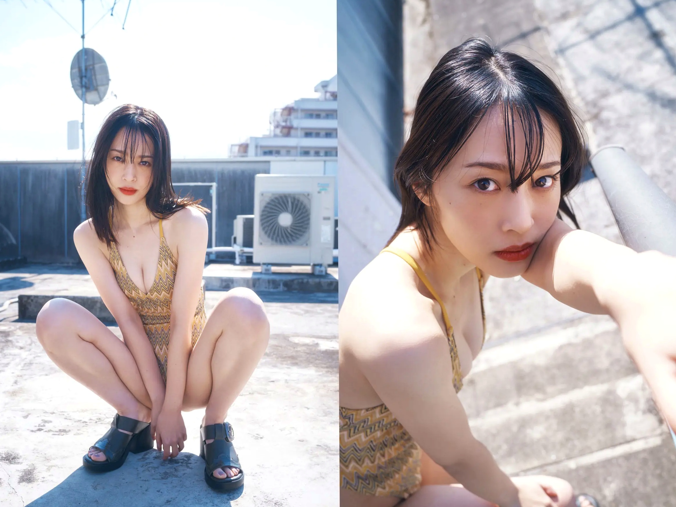 神部美咲 - ここだけの話 vol.2 阳光天台高叉泳衣与温柔私房写真