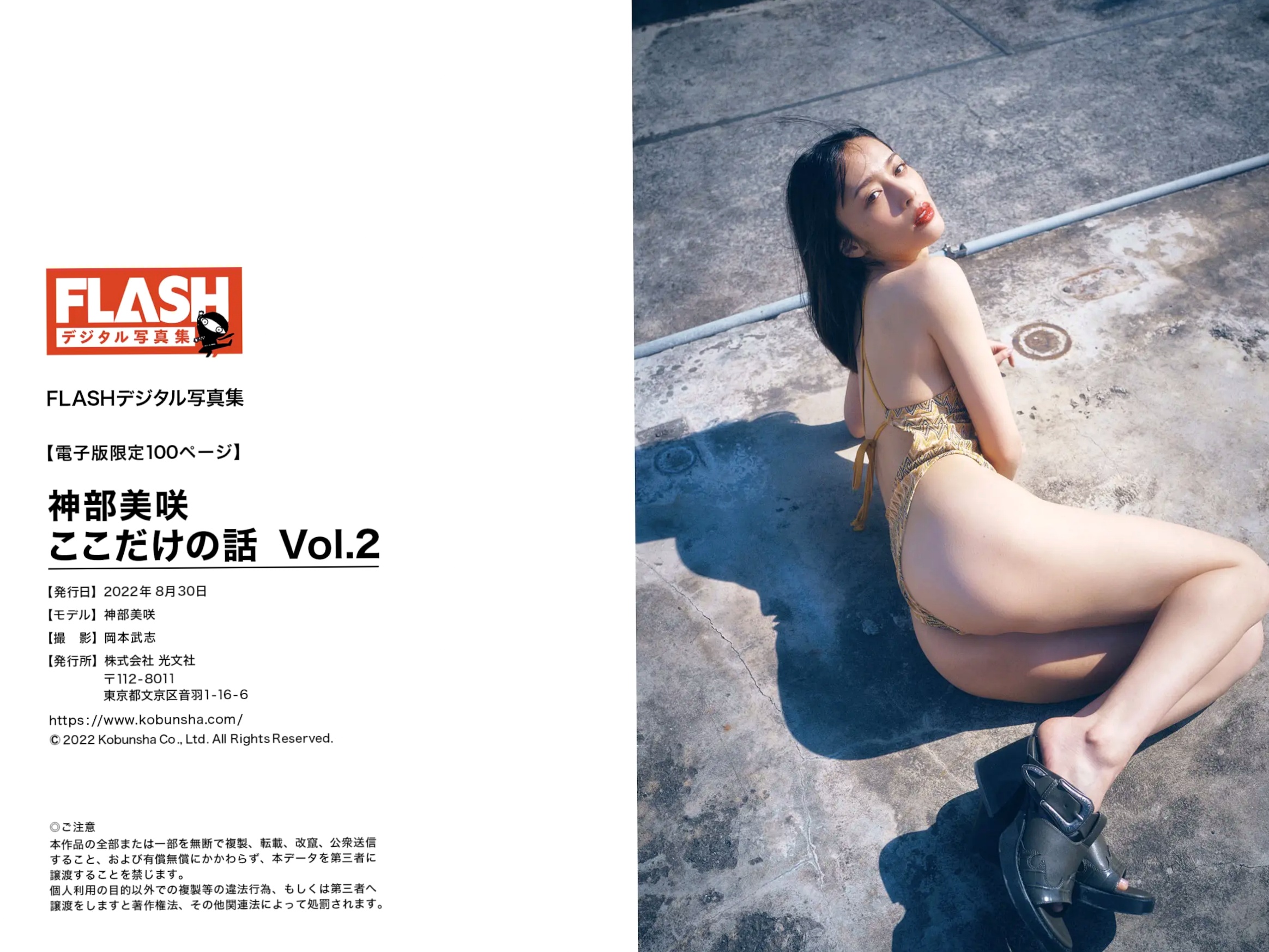 神部美咲 - ここだけの話 vol.2 阳光天台高叉泳衣与温柔私房写真