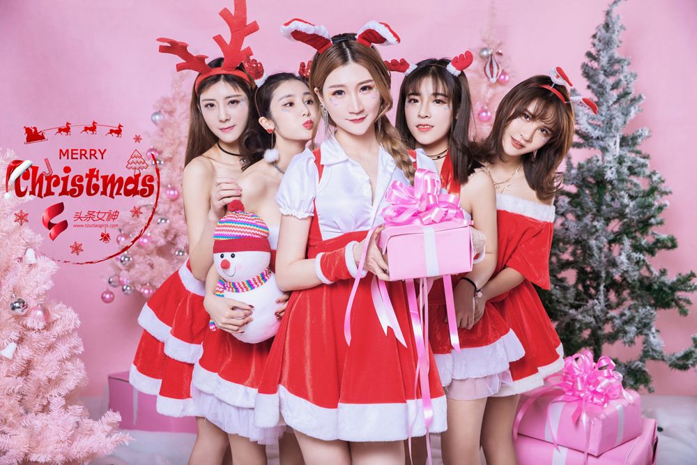 美丽的七位女神,祝福大家2018圣诞节快乐!