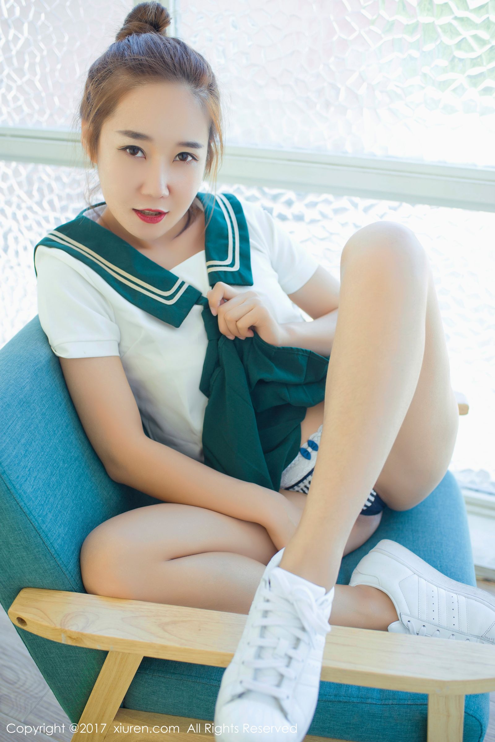 软妹子学生棉花糖 高中校服日系死库水
