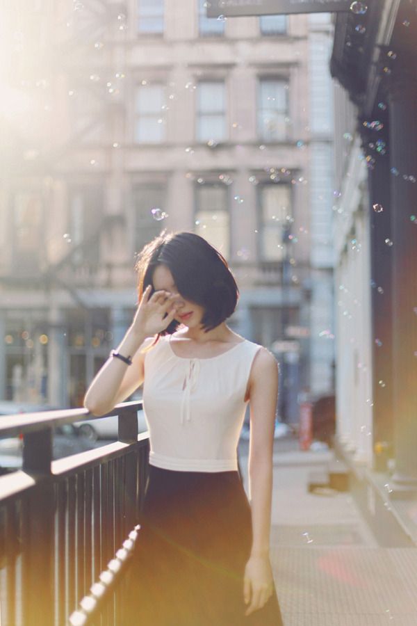冷艳美人尹善英 洋装美照惹人爱