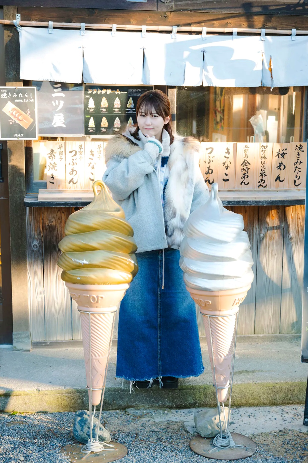 田中美久 - 銀世界 日本女神性感内衣与雪景写真
