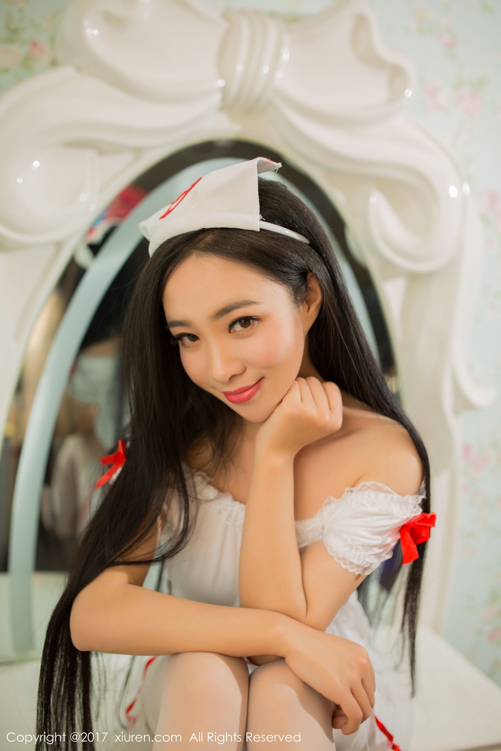 新人模特艾儿521 性感护士制服