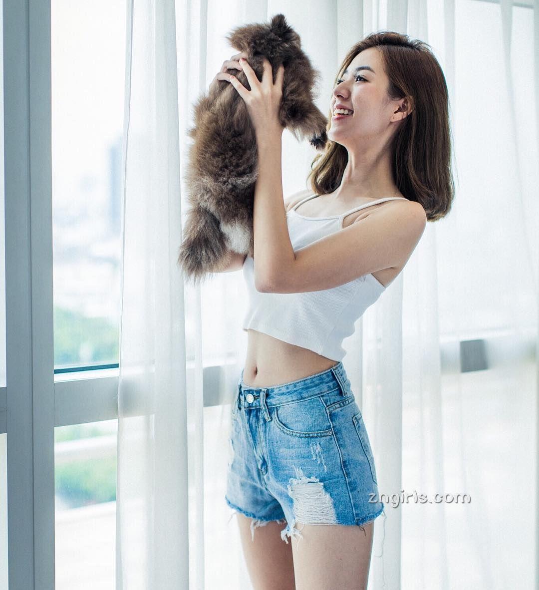 泰国网红美女Mean 甜美可人模特儿