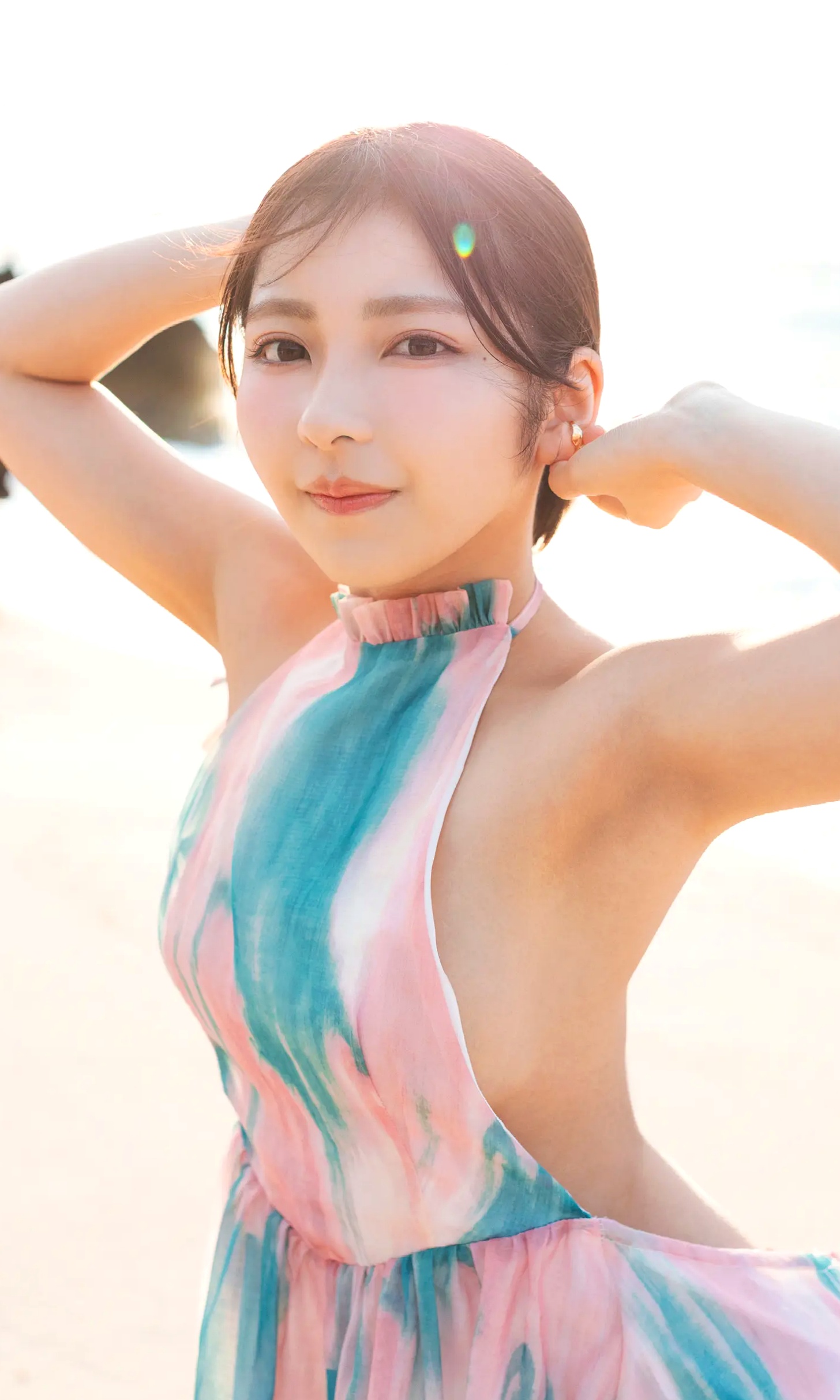 十味《夢よ醒めないで》日系性感比基尼写真 泳池海滨清纯美胸尤物