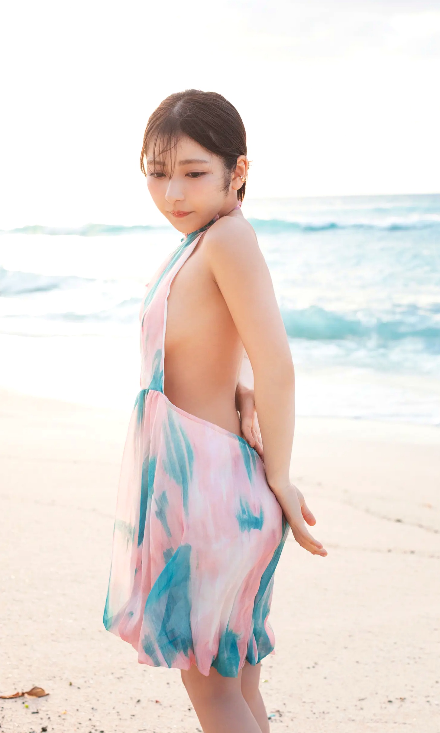 十味《夢よ醒めないで》日系性感比基尼写真 泳池海滨清纯美胸尤物