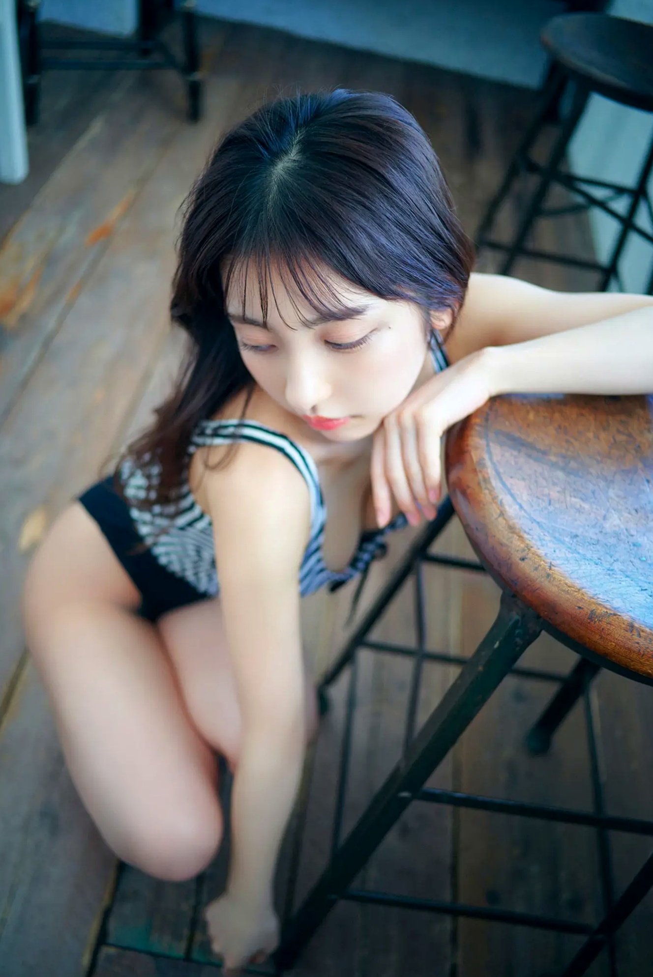 十味《Off Mode》日系家居清新私房照 甜美少女内衣与浴缸性感写真