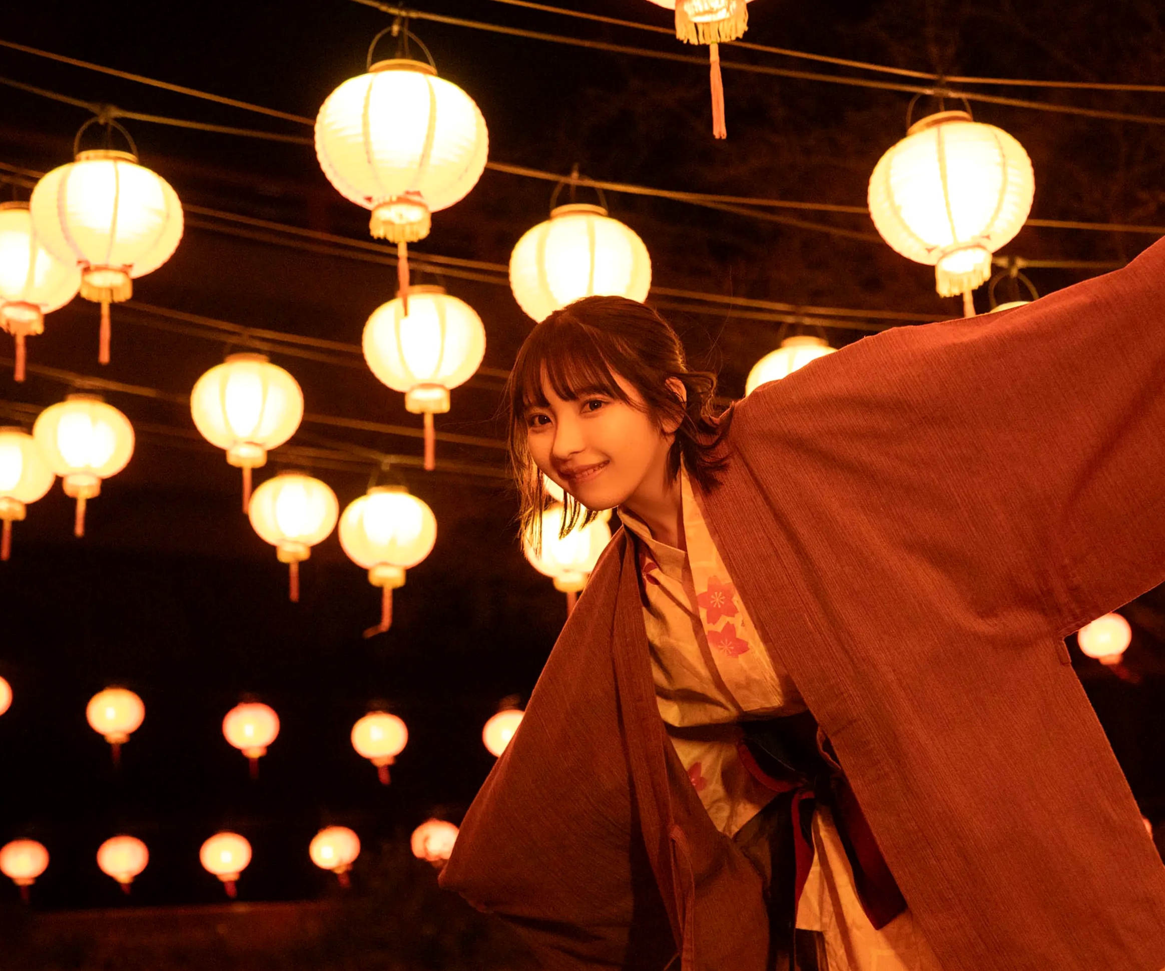 十味 - キミと春らんまん:日本童颜女神夜樱和服与性感私房内衣写真