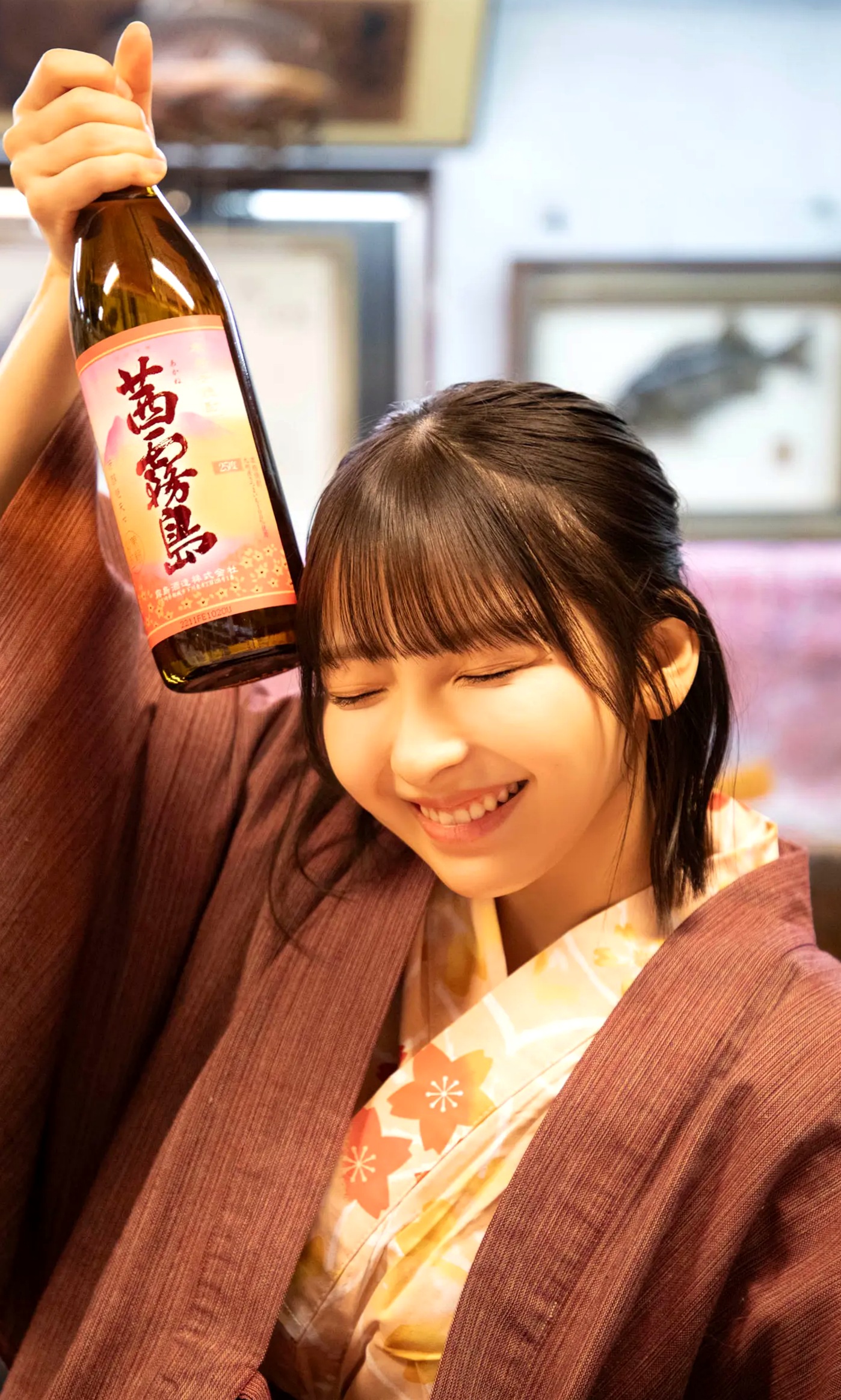 十味 - キミと春らんまん:日本童颜女神夜樱和服与性感私房内衣写真